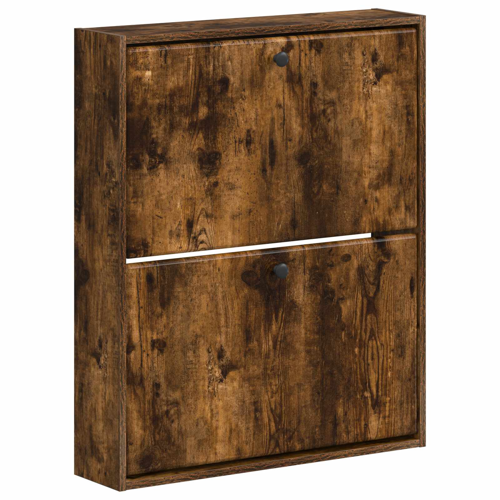 Wandgemonteerde Schoenkast BREDA 71 x 17 x 86 cm Bewerkt hout is nu te koop bij PeponiXL, paradijselijk wonen!