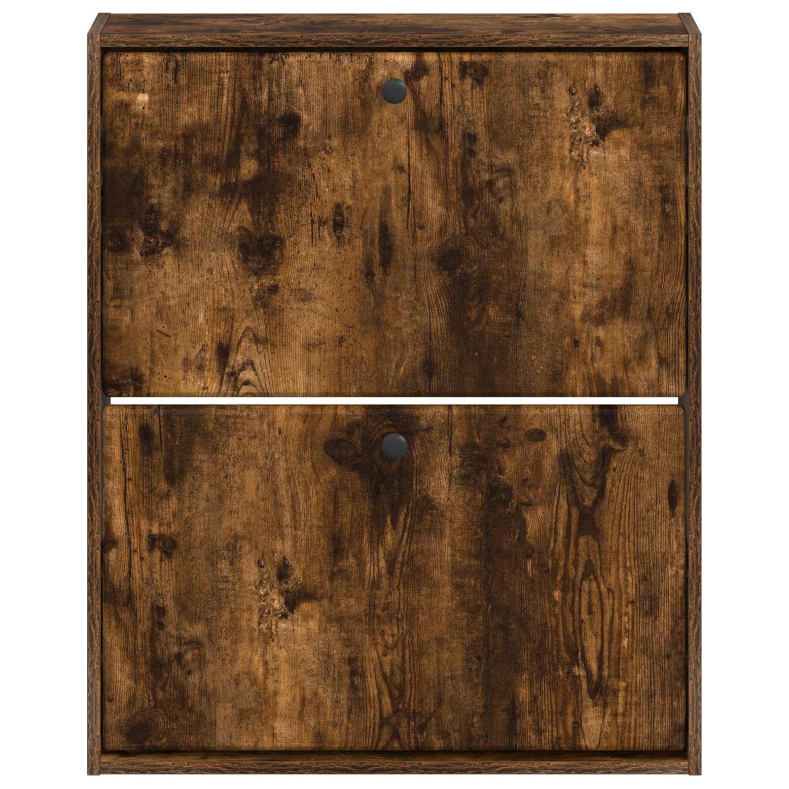 Wandgemonteerde Schoenkast BREDA 71 x 17 x 86 cm Bewerkt hout is nu te koop bij PeponiXL, paradijselijk wonen!