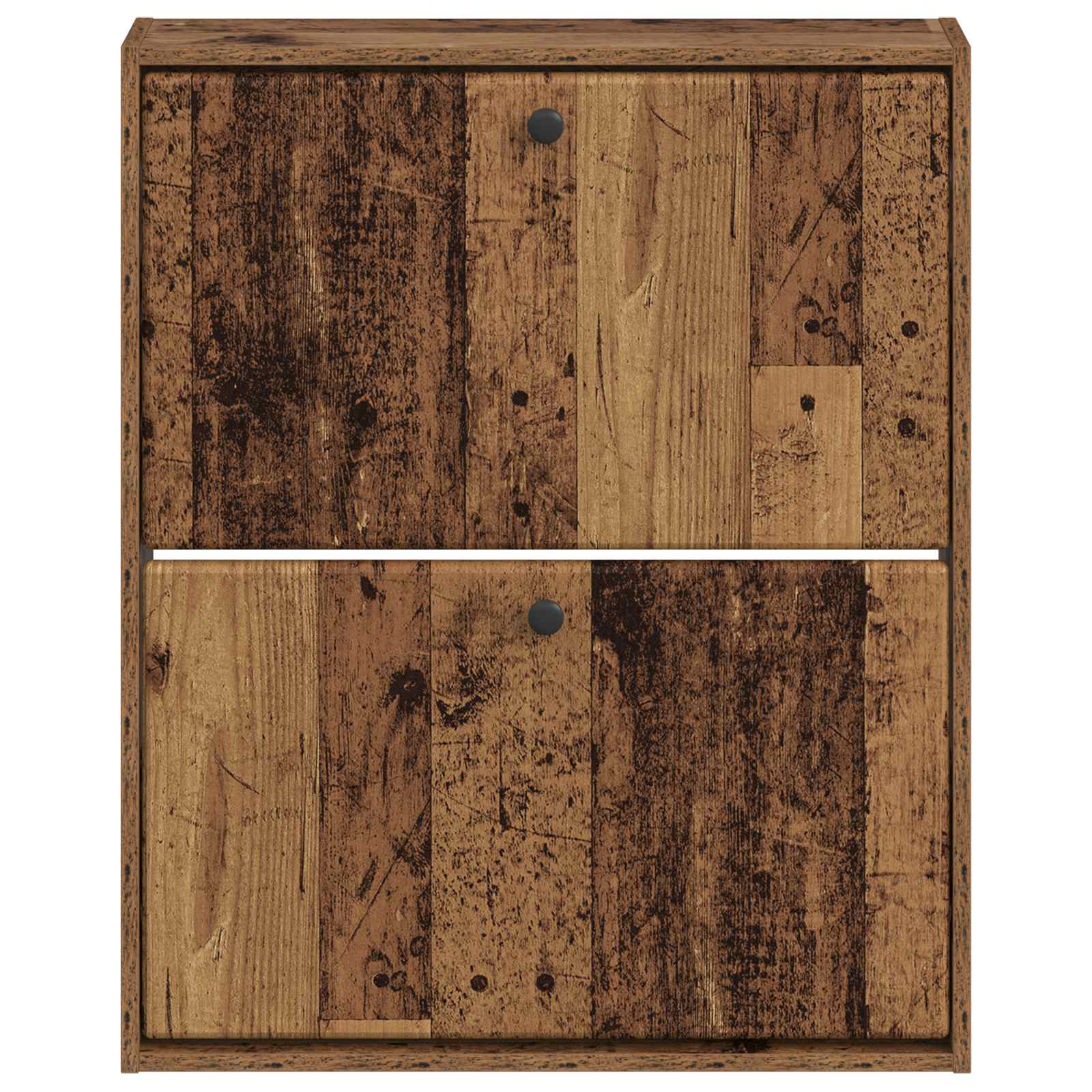 Wandgemonteerde Schoenkast BREDA 71 x 17 x 86 cm Bewerkt hout is nu te koop bij PeponiXL, paradijselijk wonen!