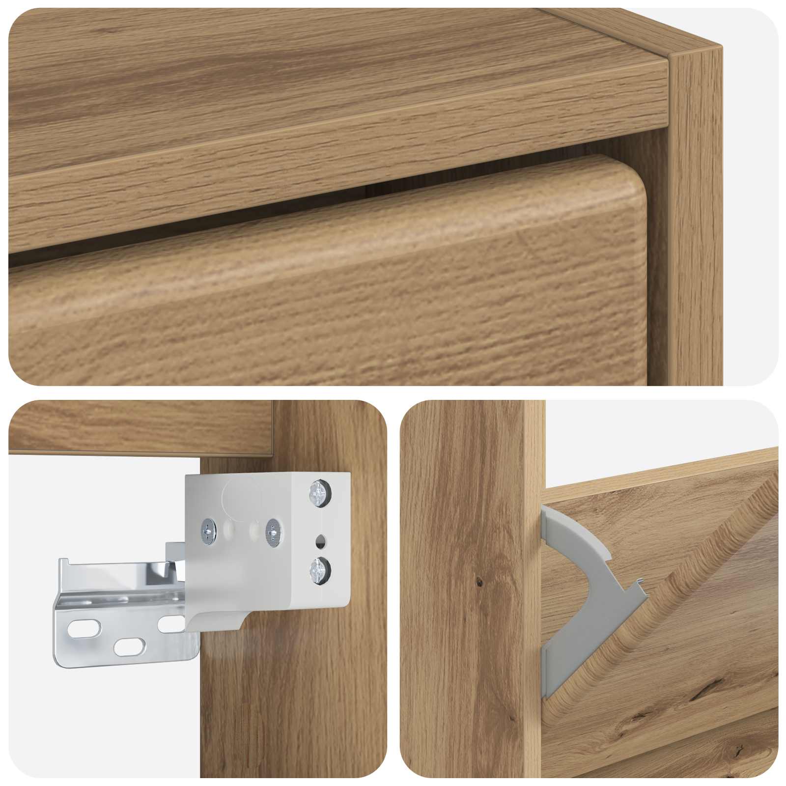Wandgemonteerde Schoenkast BREDA 71 x 17 x 86 cm Bewerkt hout is nu te koop bij PeponiXL, paradijselijk wonen!