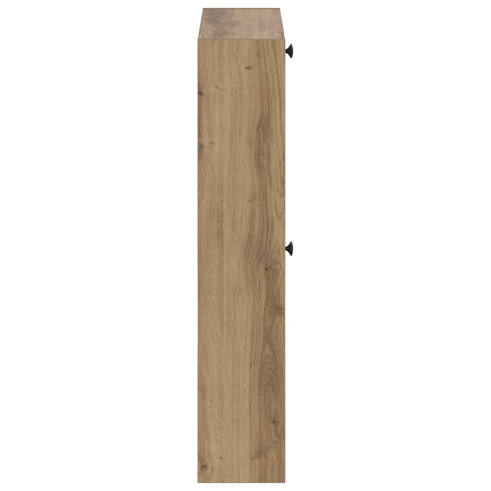Wandgemonteerde Schoenkast BREDA 71 x 17 x 86 cm Bewerkt hout is nu te koop bij PeponiXL, paradijselijk wonen!