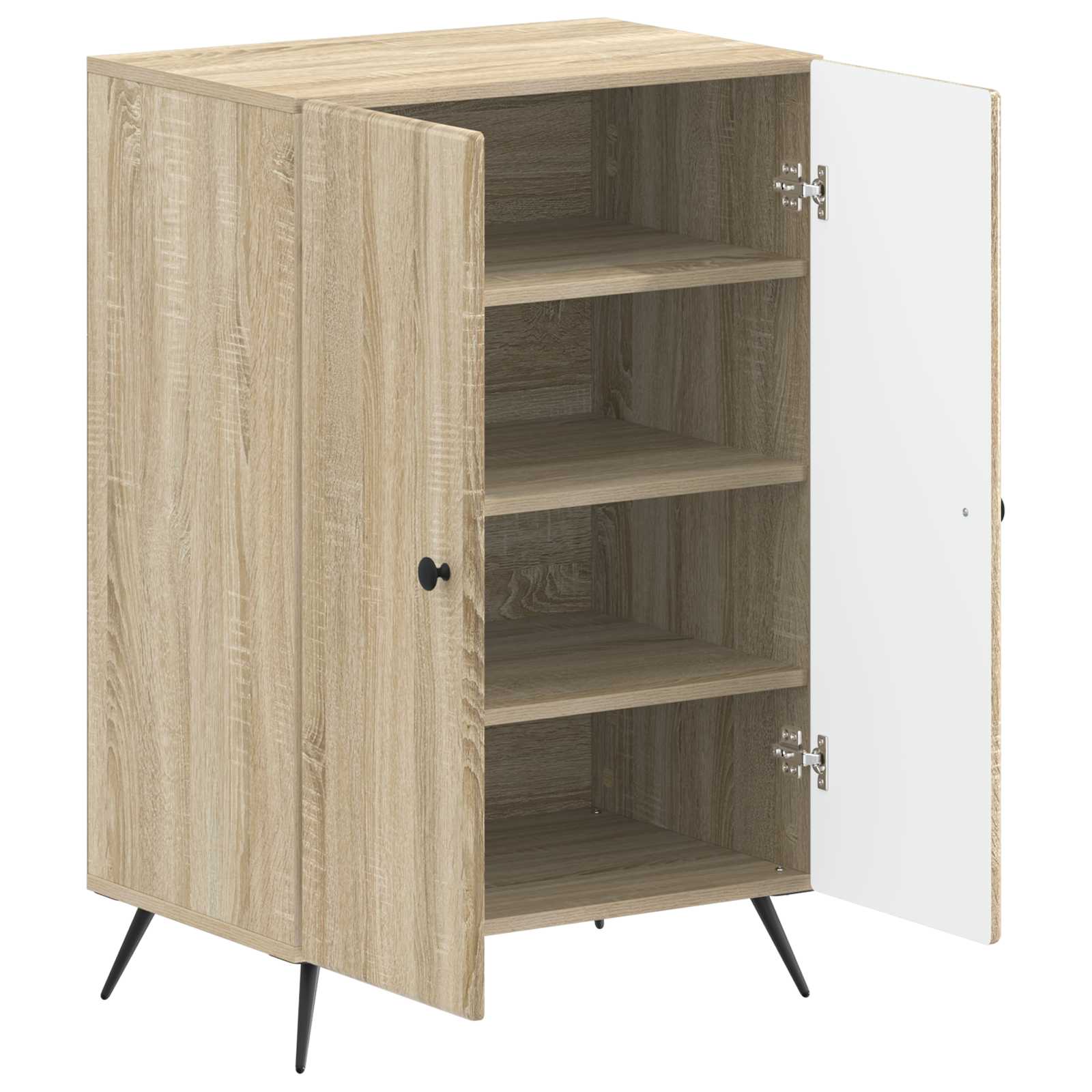 Schoenenkast BREDA 59,5 x 39,5 x 90 cm Bewerkt hout is nu te koop bij PeponiXL, paradijselijk wonen!