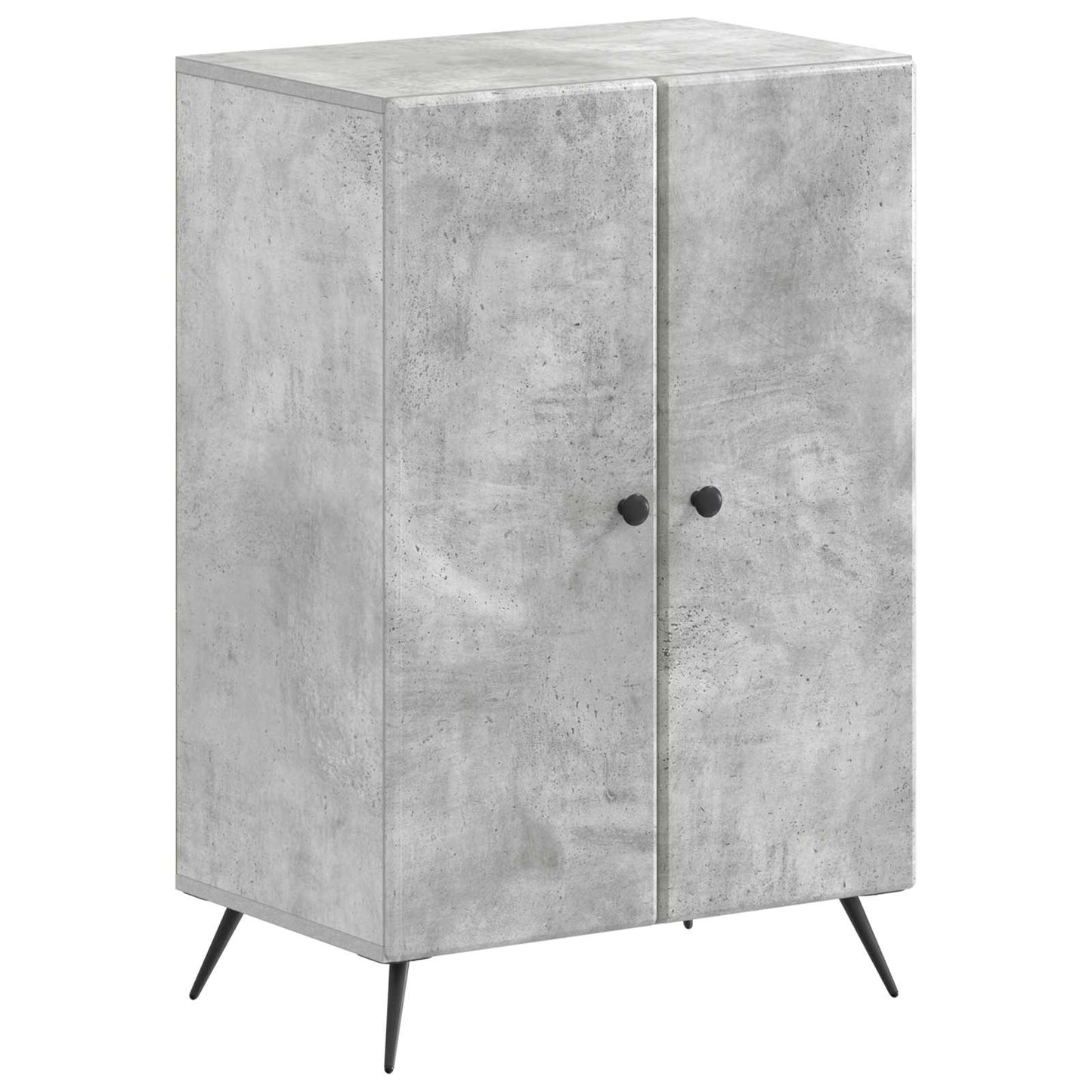 Schoenenkast BREDA 59,5 x 39,5 x 90 cm Bewerkt hout Betongrijs is nu te koop bij PeponiXL, paradijselijk wonen!