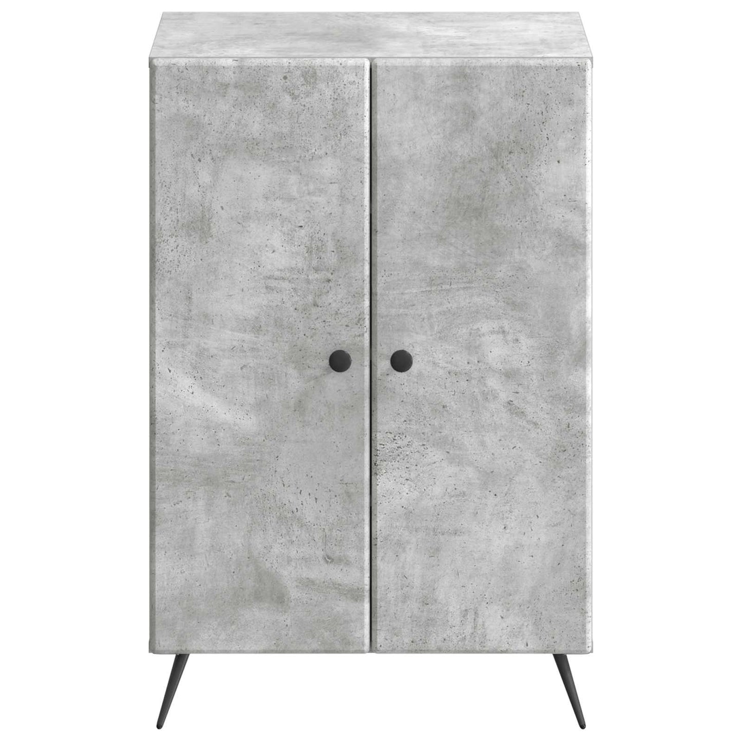 Schoenenkast BREDA 59,5 x 39,5 x 90 cm Bewerkt hout Betongrijs is nu te koop bij PeponiXL, paradijselijk wonen!