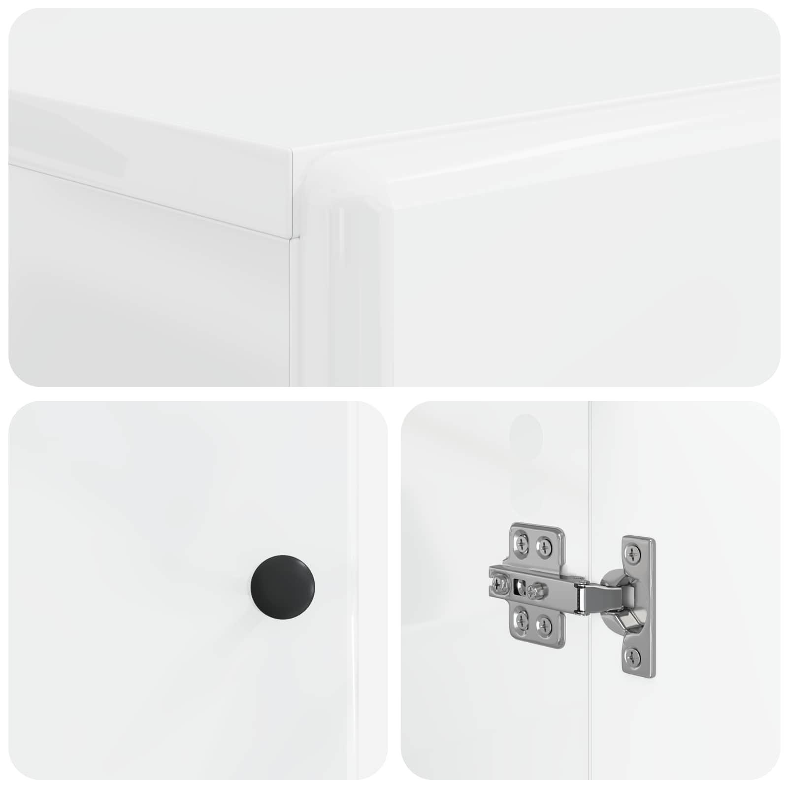 Schoenenkast BREDA 59,5 x 39,5 x 90 cm Bewerkt hout is nu te koop bij PeponiXL, paradijselijk wonen!