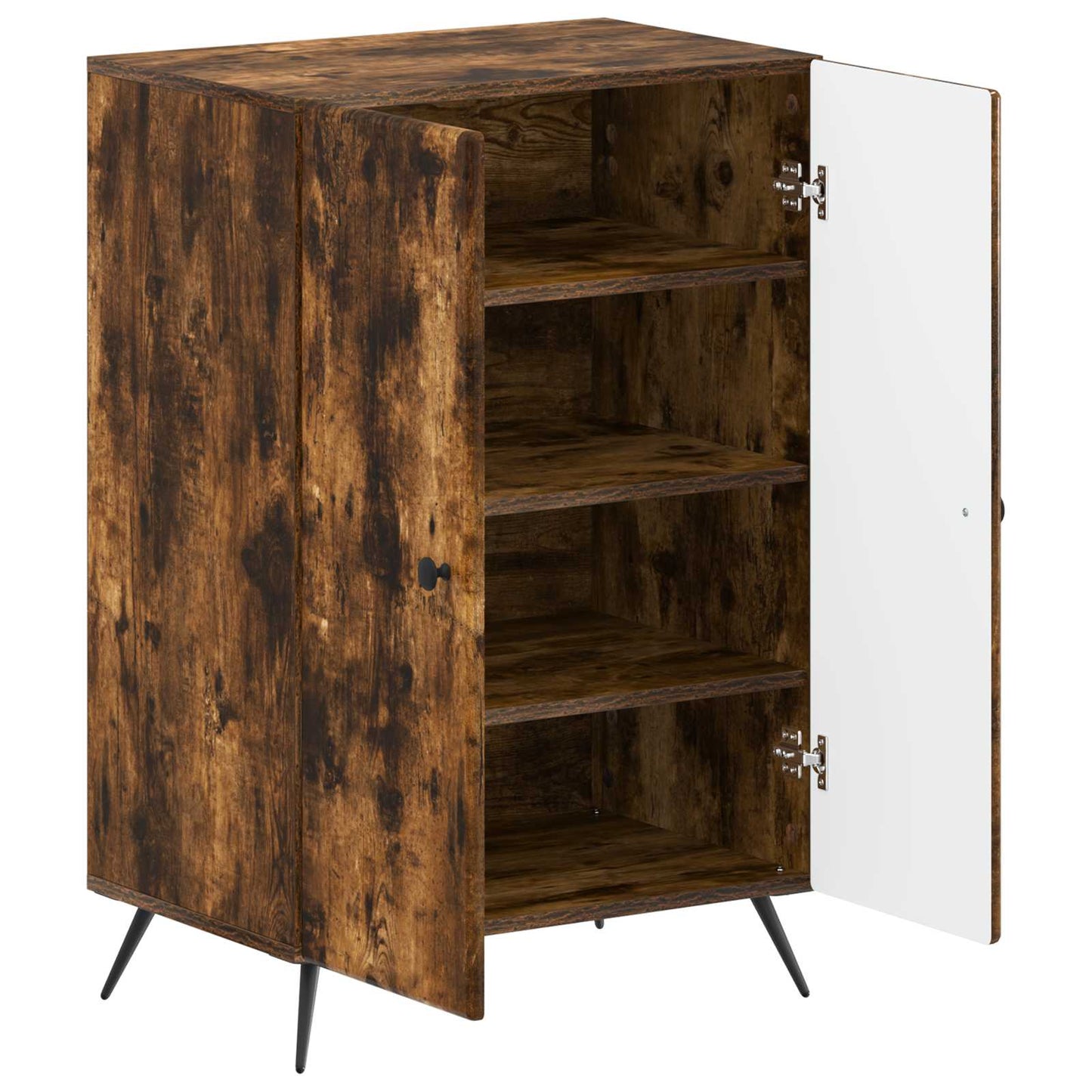Schoenenkast BREDA 59,5 x 39,5 x 90 cm Bewerkt hout is nu te koop bij PeponiXL, paradijselijk wonen!