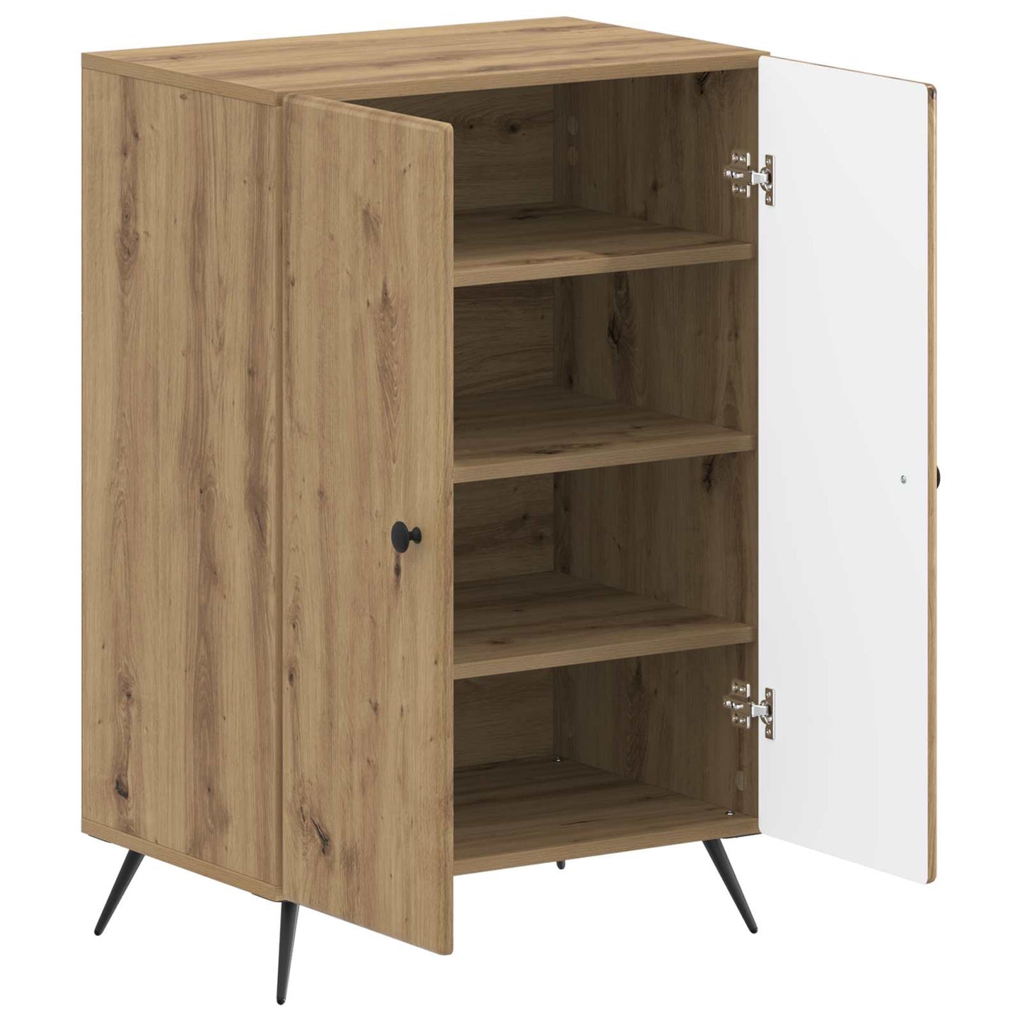 Schoenenkast BREDA 59,5 x 39,5 x 90 cm Bewerkt hout is nu te koop bij PeponiXL, paradijselijk wonen!
