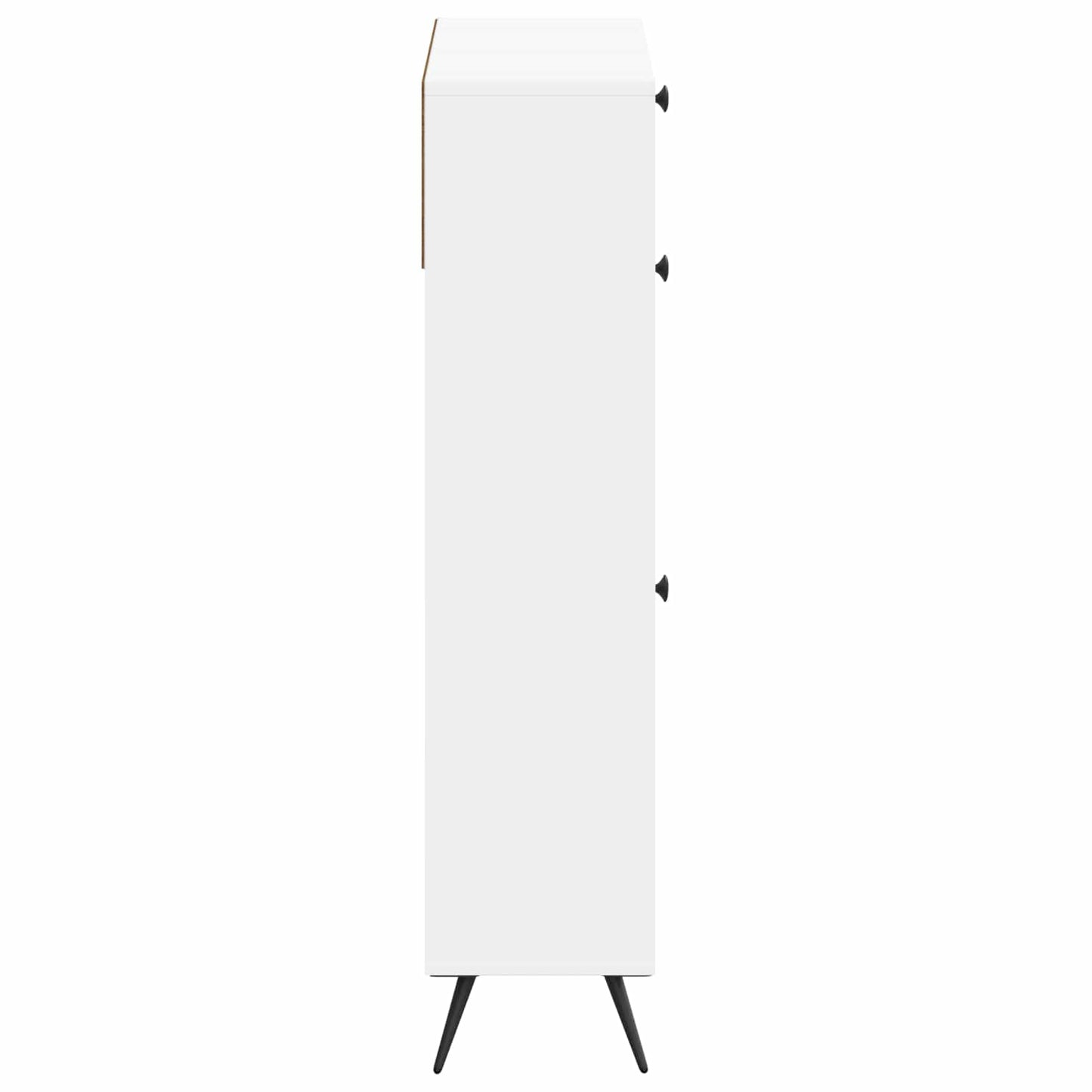 Schoenenkast BREDA 78 x 24 x 103 cm Bewerkt hout Wit is nu te koop bij PeponiXL, paradijselijk wonen!