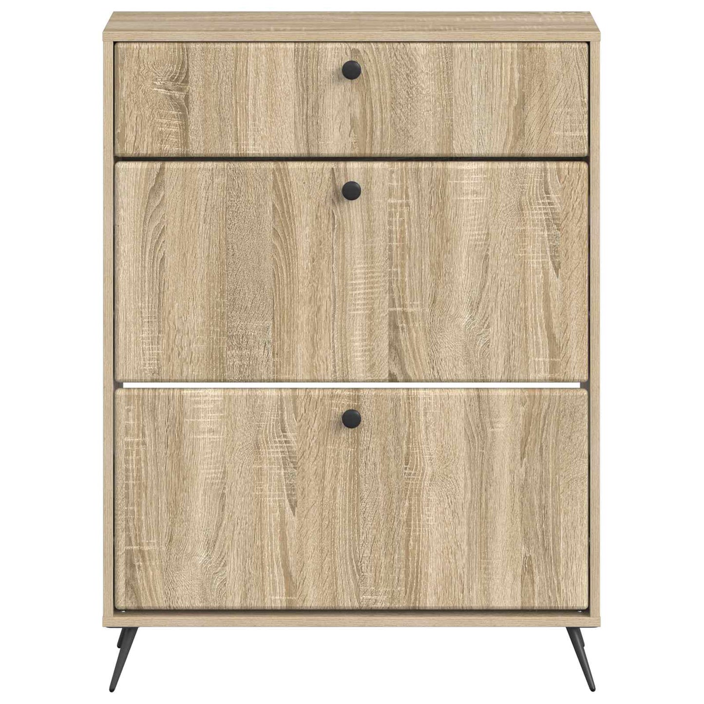 Schoenenkast BREDA 78 x 24 x 103 cm Bewerkt hout Sonoma Eiken is nu te koop bij PeponiXL, paradijselijk wonen!