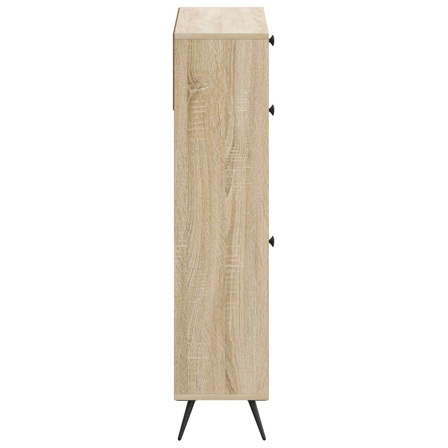 Schoenenkast BREDA 78 x 24 x 103 cm Bewerkt hout Sonoma Eiken is nu te koop bij PeponiXL, paradijselijk wonen!