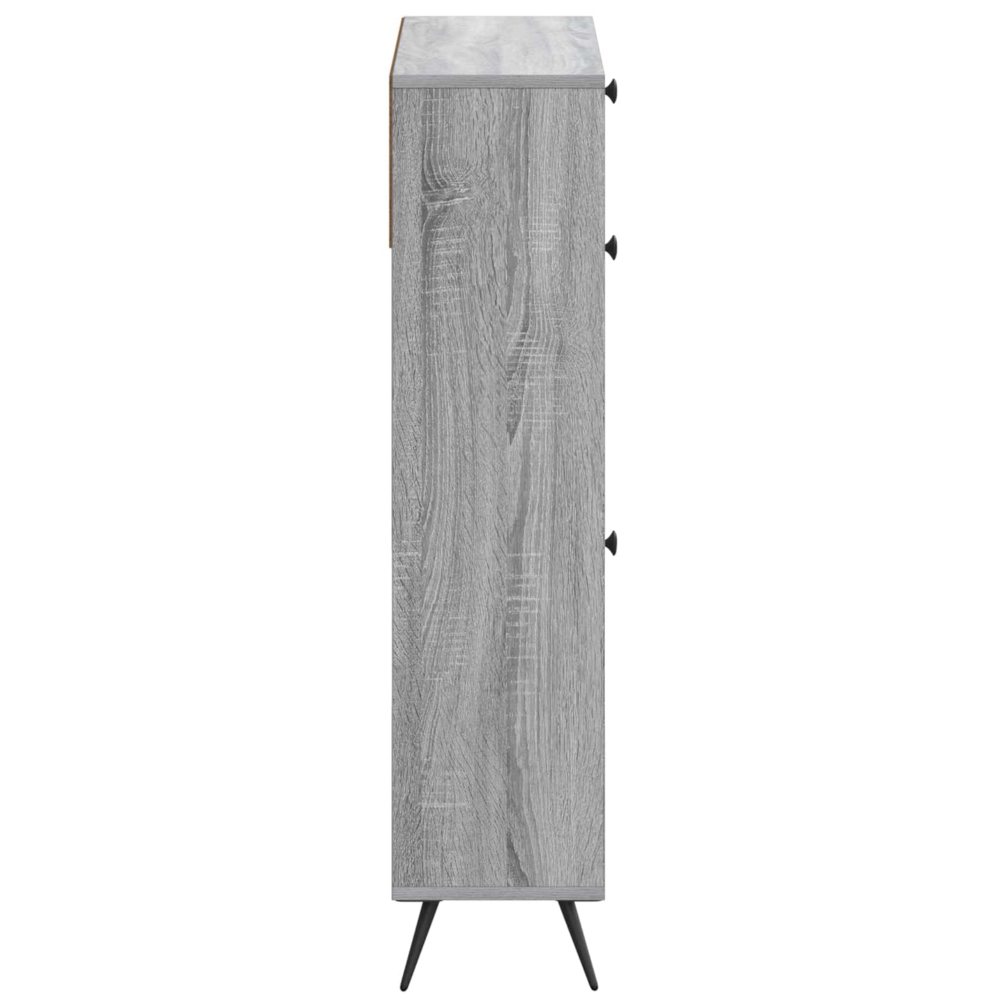 Schoenenkast BREDA 78 x 24 x 103 cm Bewerkt hout Grijs Sonoma is nu te koop bij PeponiXL, paradijselijk wonen!