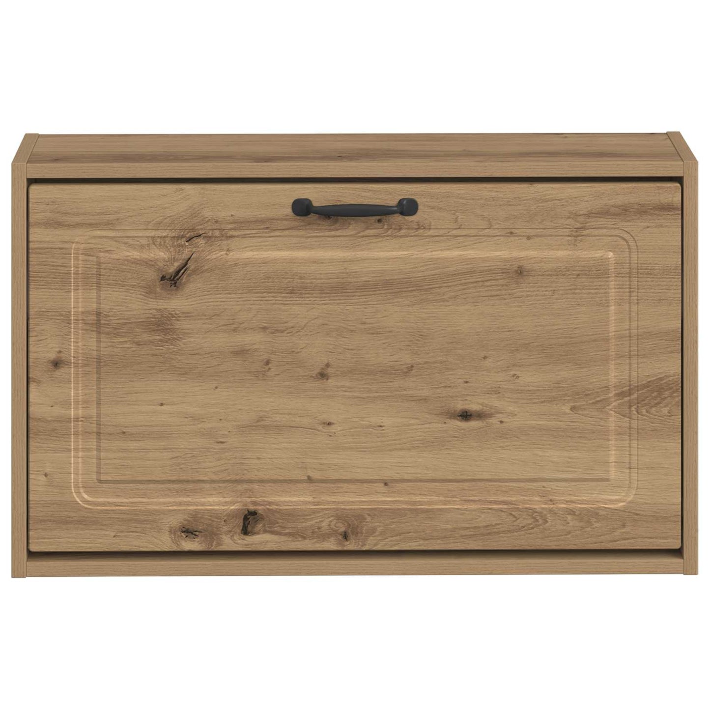 Wandgemonteerde Schoenkast UTRECHT 71 x 17 x 43 cm Bewerkt hout is nu te koop bij PeponiXL, paradijselijk wonen!