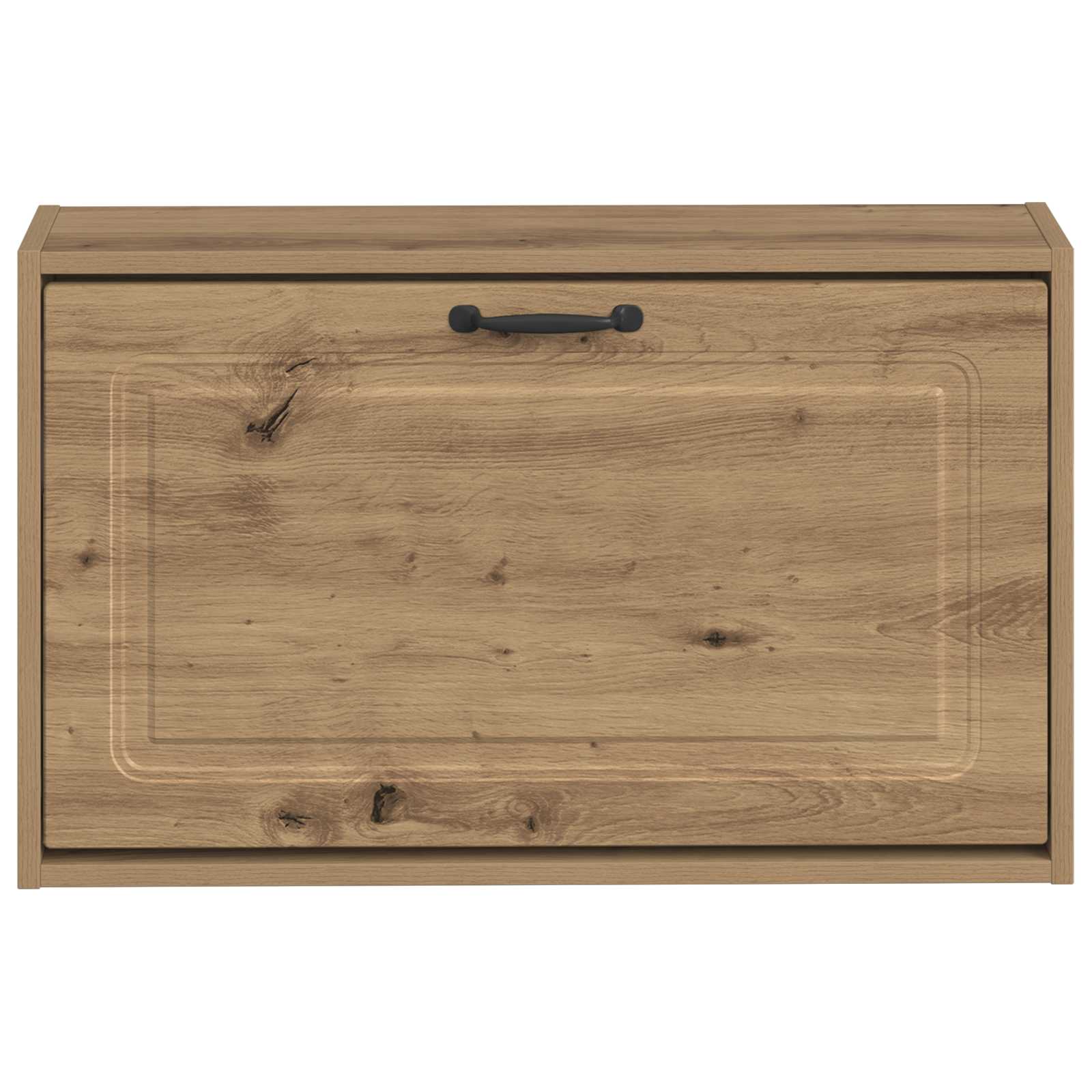 Wandgemonteerde Schoenkast UTRECHT 71 x 17 x 43 cm Bewerkt hout is nu te koop bij PeponiXL, paradijselijk wonen!