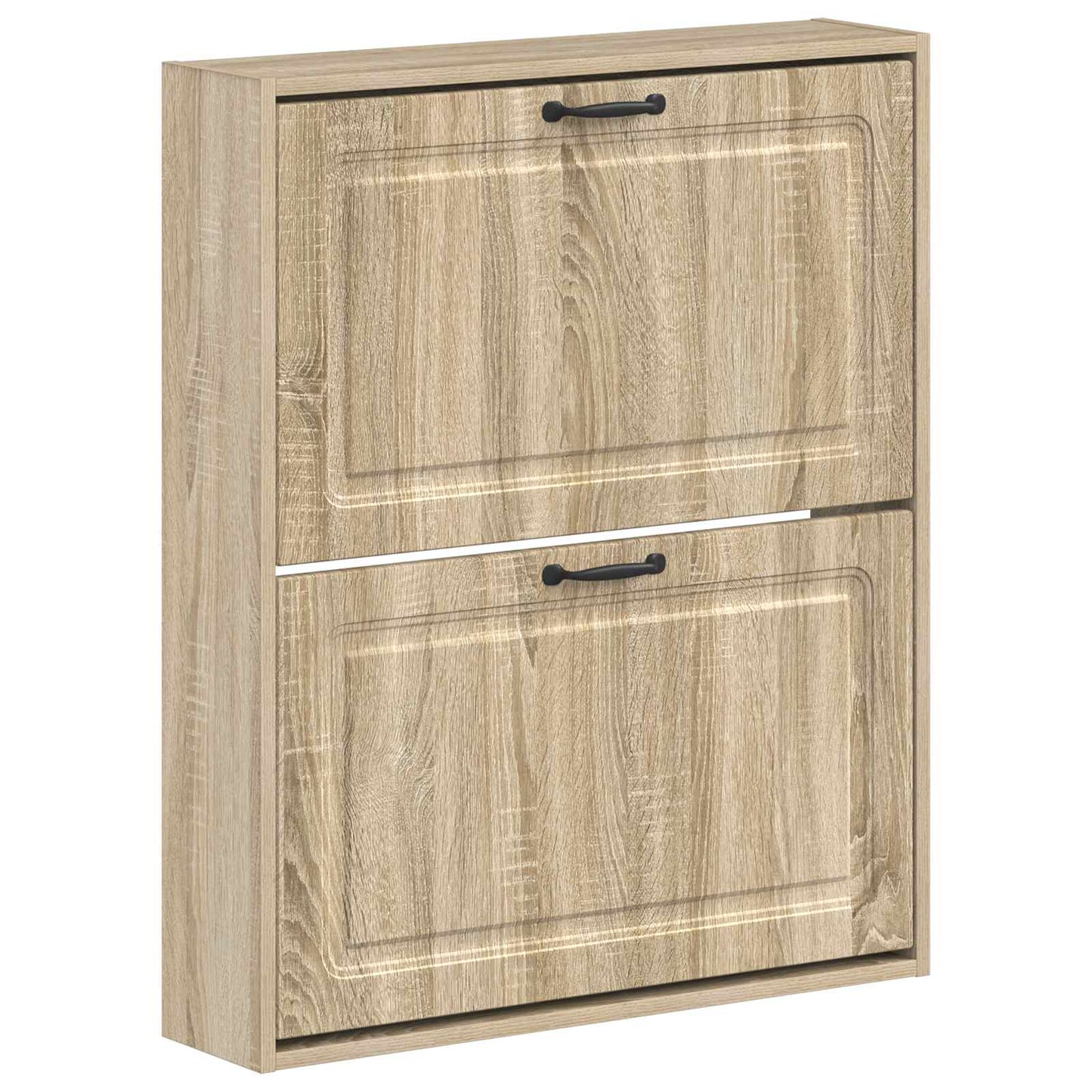 Wandgemonteerde Schoenkast UTRECHT 71 x 17 x 86 cm Bewerkt hout is nu te koop bij PeponiXL, paradijselijk wonen!