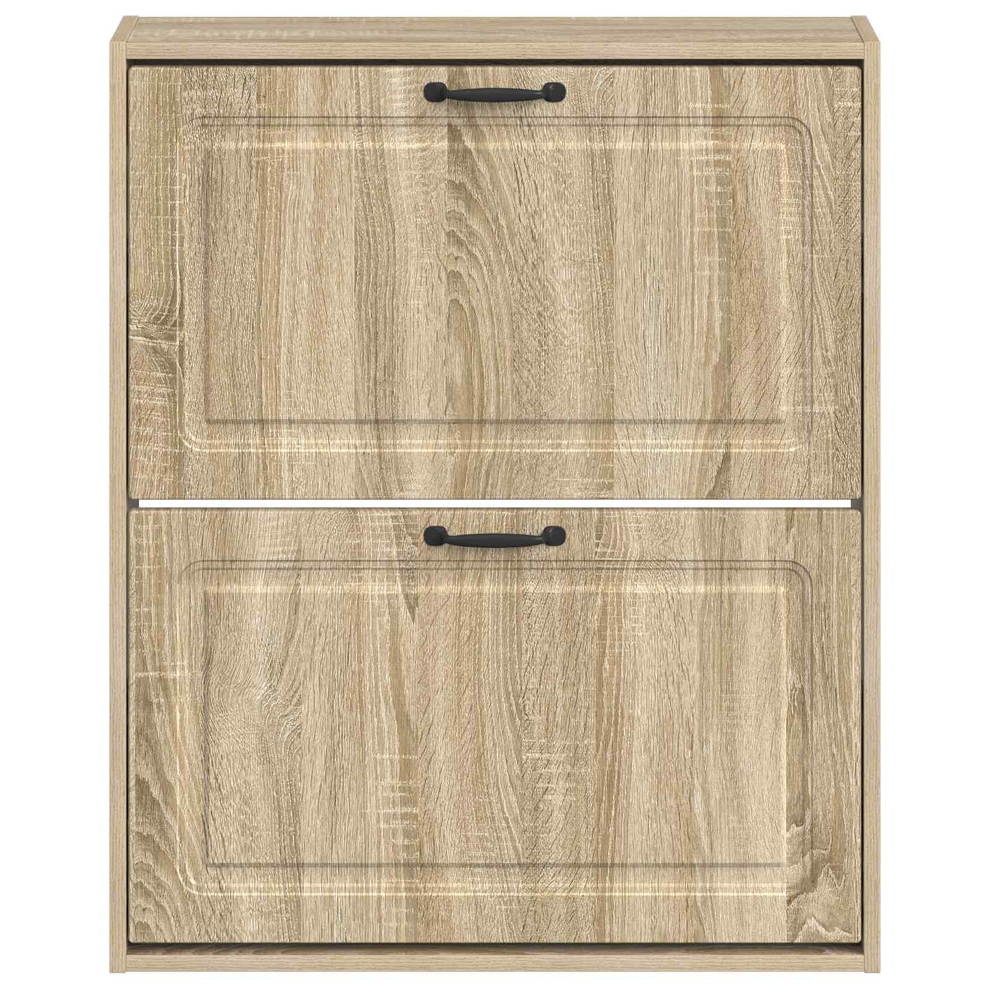 Wandgemonteerde Schoenkast UTRECHT 71 x 17 x 86 cm Bewerkt hout is nu te koop bij PeponiXL, paradijselijk wonen!
