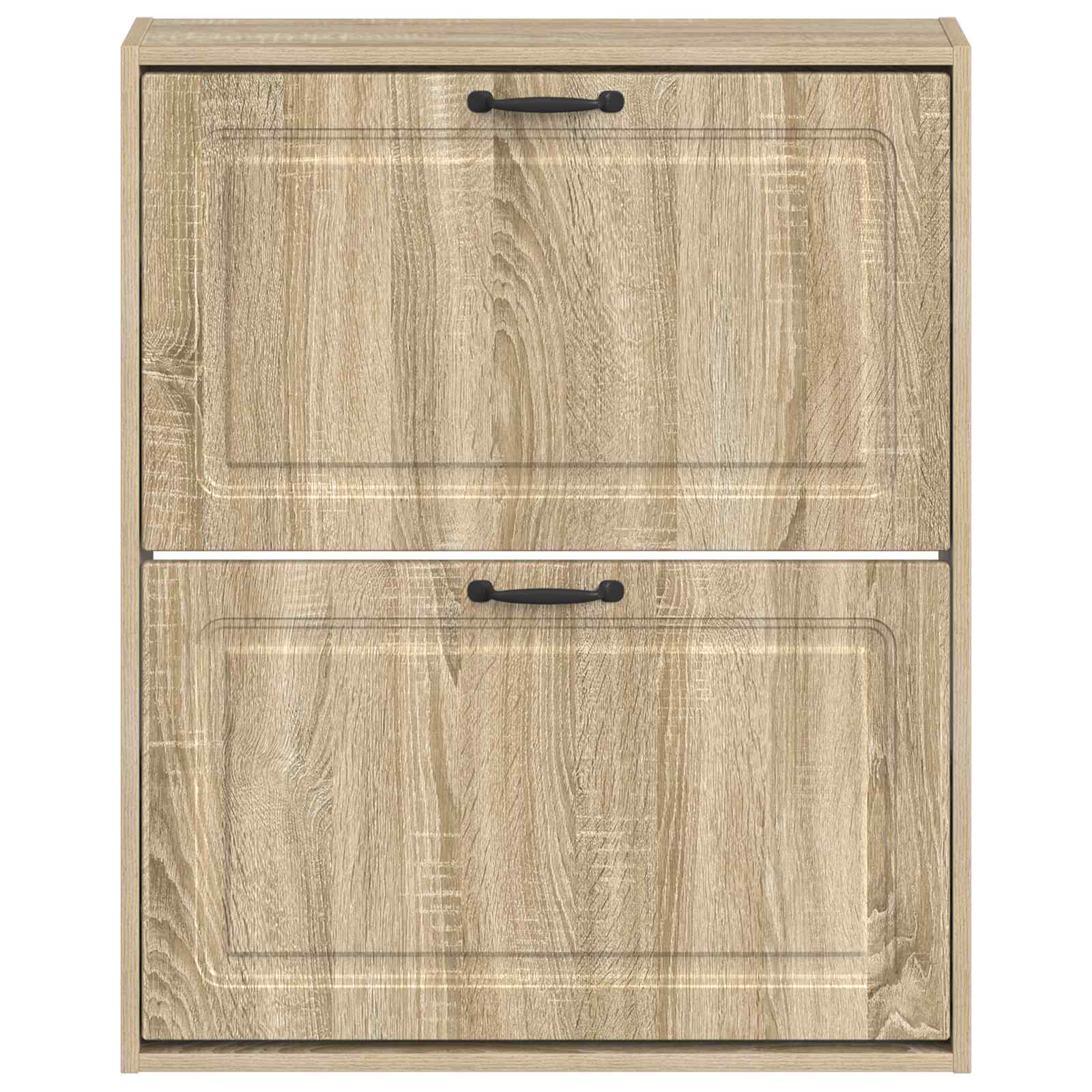 Wandgemonteerde Schoenkast UTRECHT 71 x 17 x 86 cm Bewerkt hout is nu te koop bij PeponiXL, paradijselijk wonen!