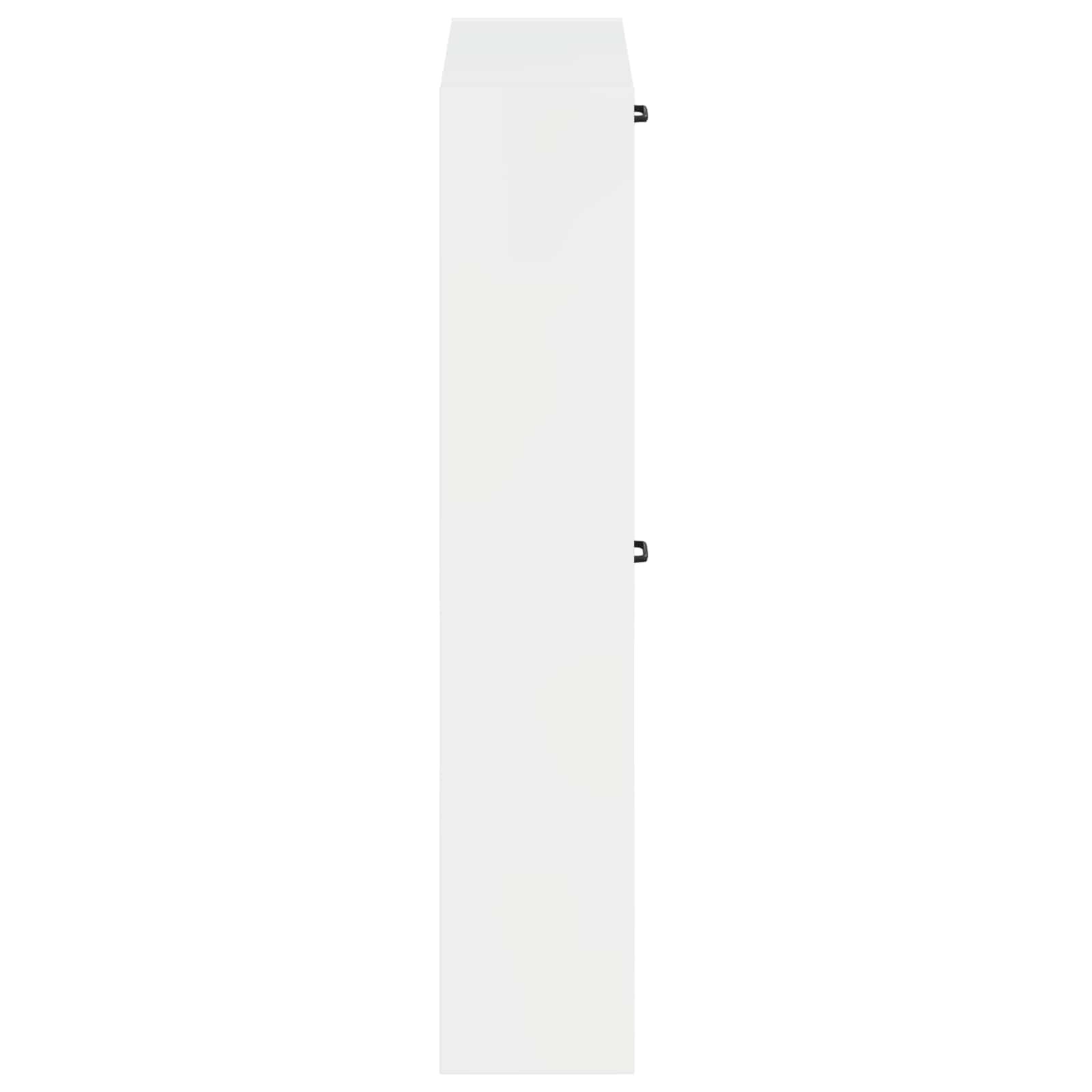 Wandgemonteerde Schoenkast UTRECHT 71 x 17 x 86 cm Bewerkt hout is nu te koop bij PeponiXL, paradijselijk wonen!