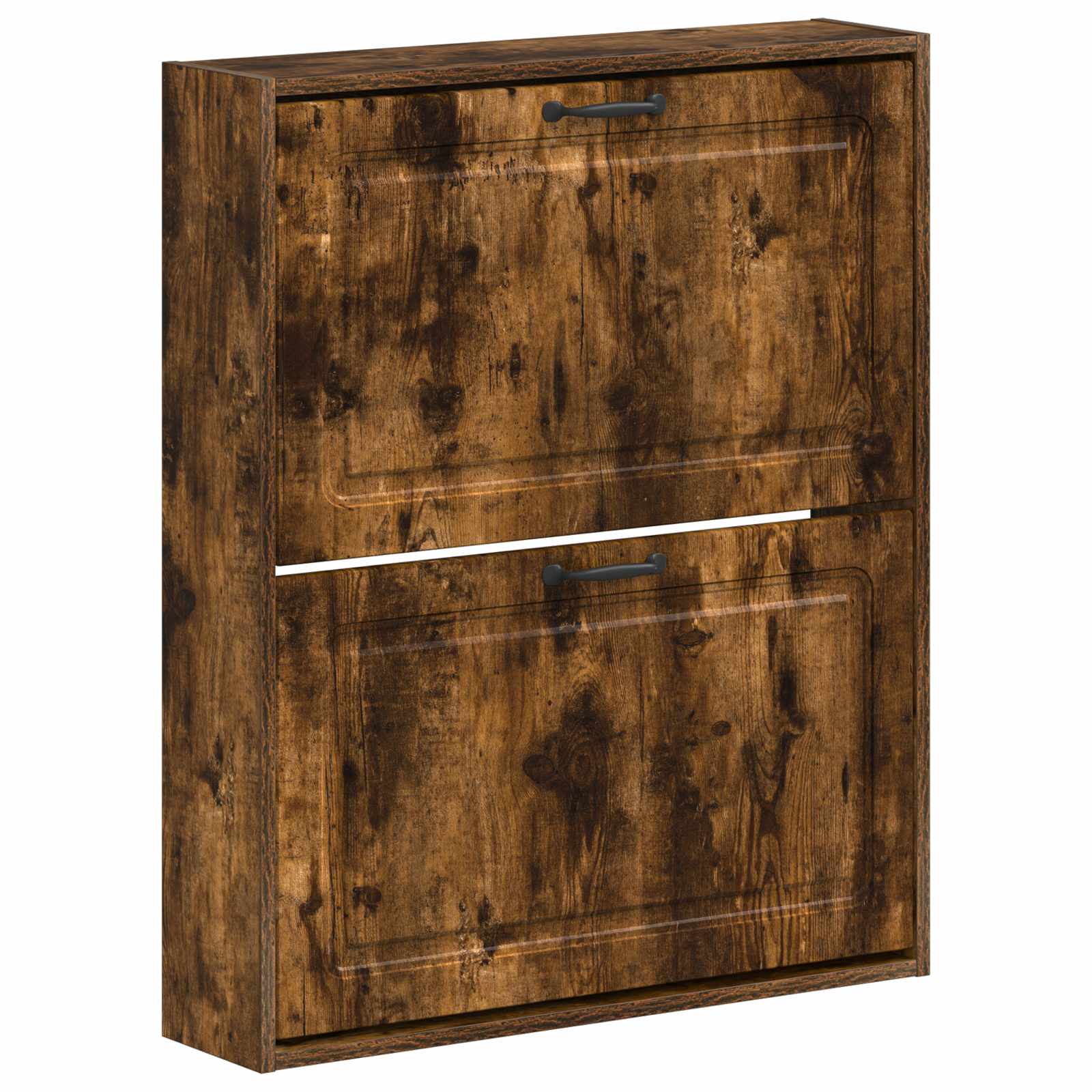 Wandgemonteerde Schoenkast UTRECHT 71 x 17 x 86 cm Bewerkt hout is nu te koop bij PeponiXL, paradijselijk wonen!