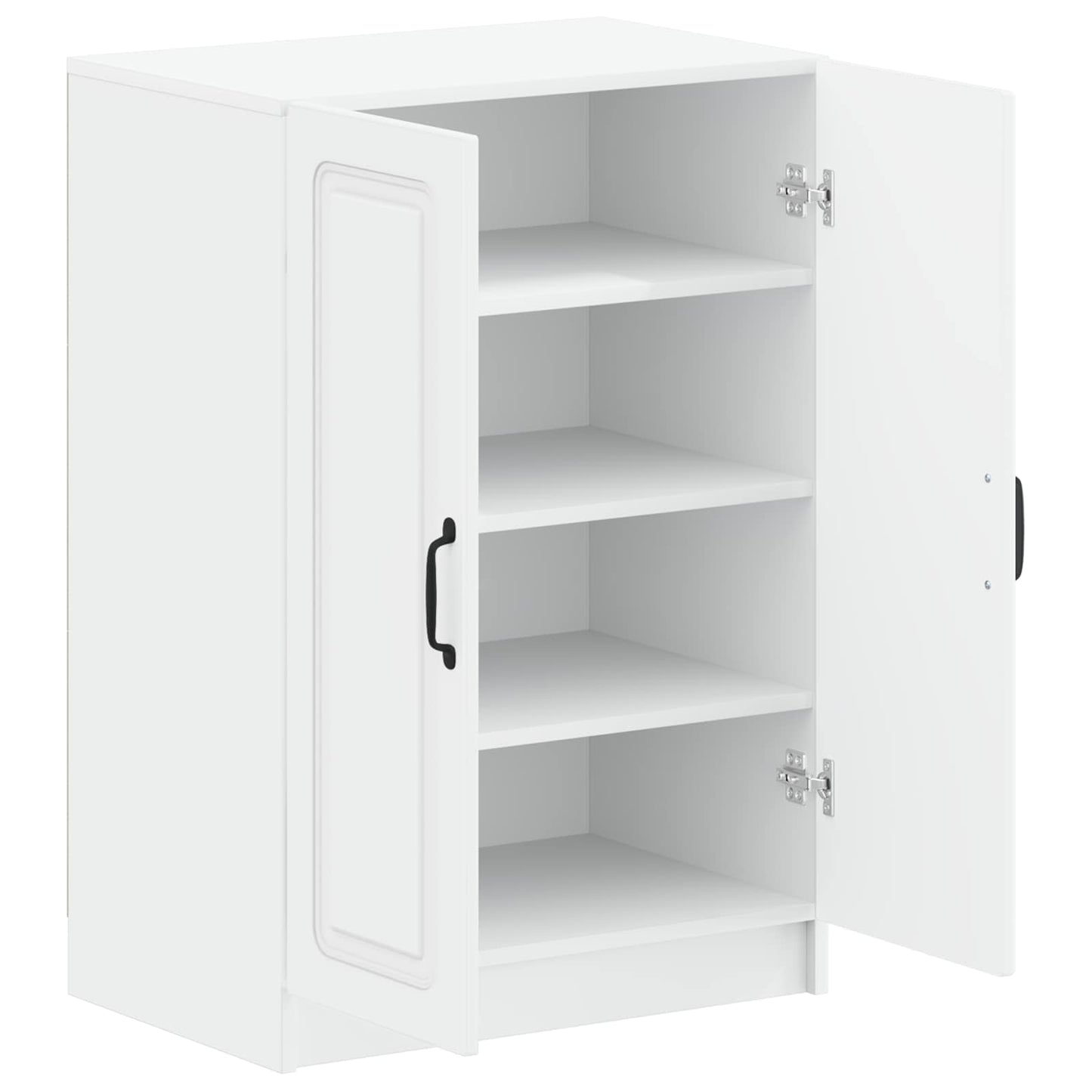 Schoenenkast UTRECHT 59,5 x 39,5 x 87 cm Bewerkt hout Wit is nu te koop bij PeponiXL, paradijselijk wonen!