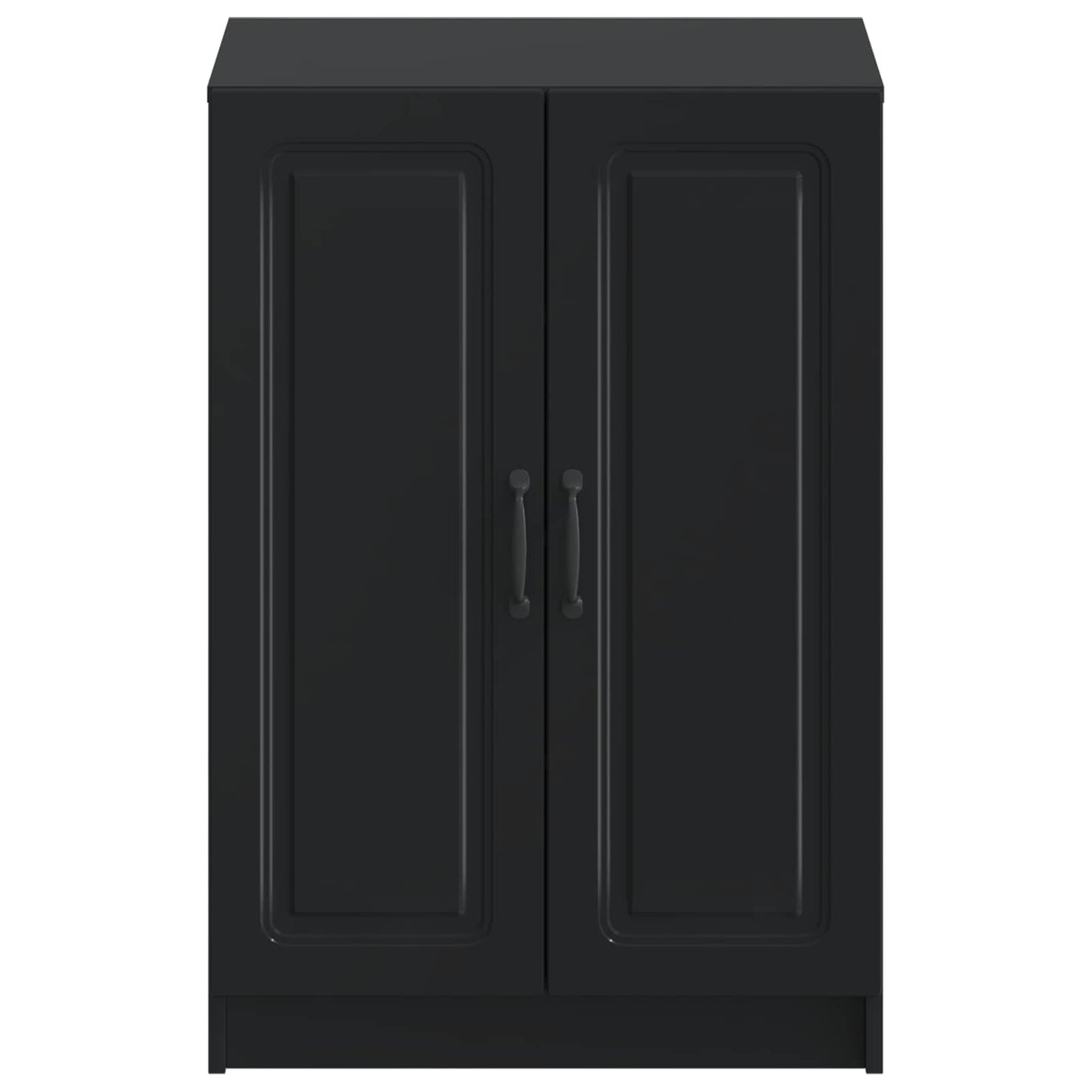 Schoenenkast UTRECHT 59,5 x 39,5 x 87 cm Bewerkt hout Zwart is nu te koop bij PeponiXL, paradijselijk wonen!