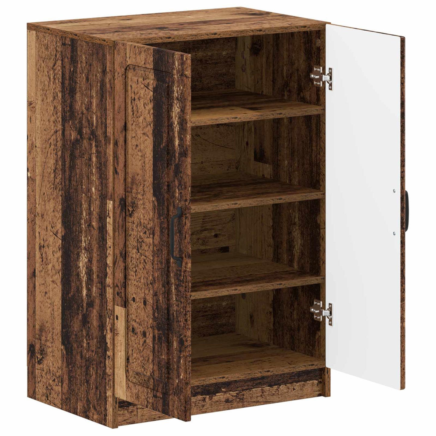 Schoenenkast UTRECHT 59,5 x 39,5 x 87 cm Bewerkt hout Oud hout is nu te koop bij PeponiXL, paradijselijk wonen!