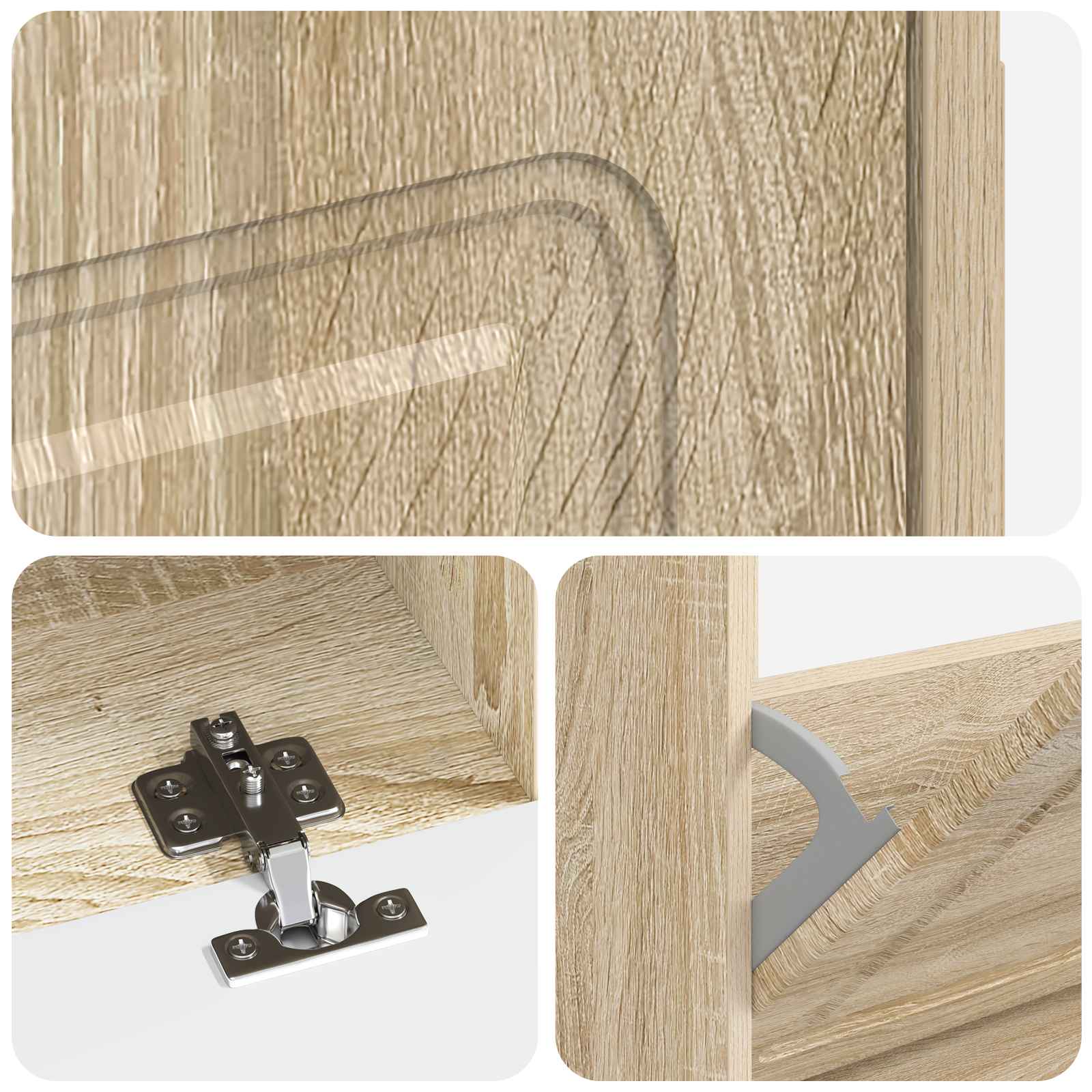 Schoenenkast UTRECHT 78 x 24 x 100 cm Bewerkt hout Sonoma Eiken is nu te koop bij PeponiXL, paradijselijk wonen!