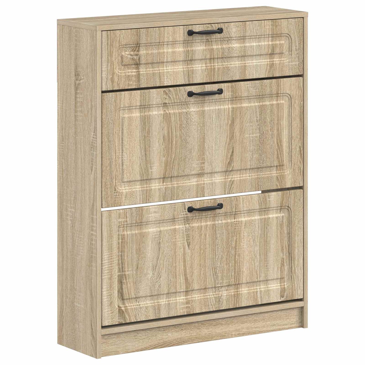 Schoenenkast UTRECHT 78 x 24 x 100 cm Bewerkt hout Sonoma Eiken is nu te koop bij PeponiXL, paradijselijk wonen!