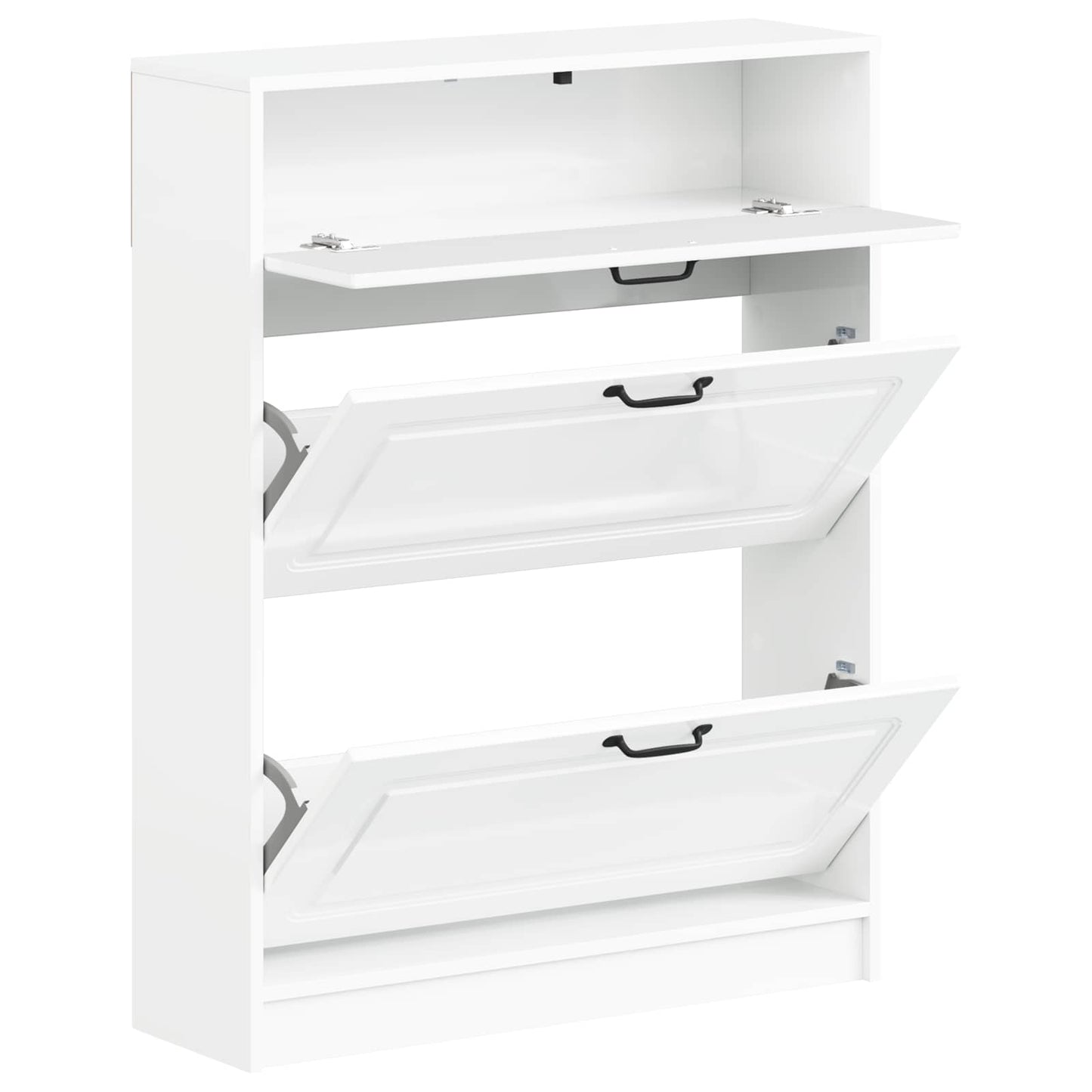 Schoenenkast UTRECHT 78 x 24 x 100 cm Bewerkt hout is nu te koop bij PeponiXL, paradijselijk wonen!