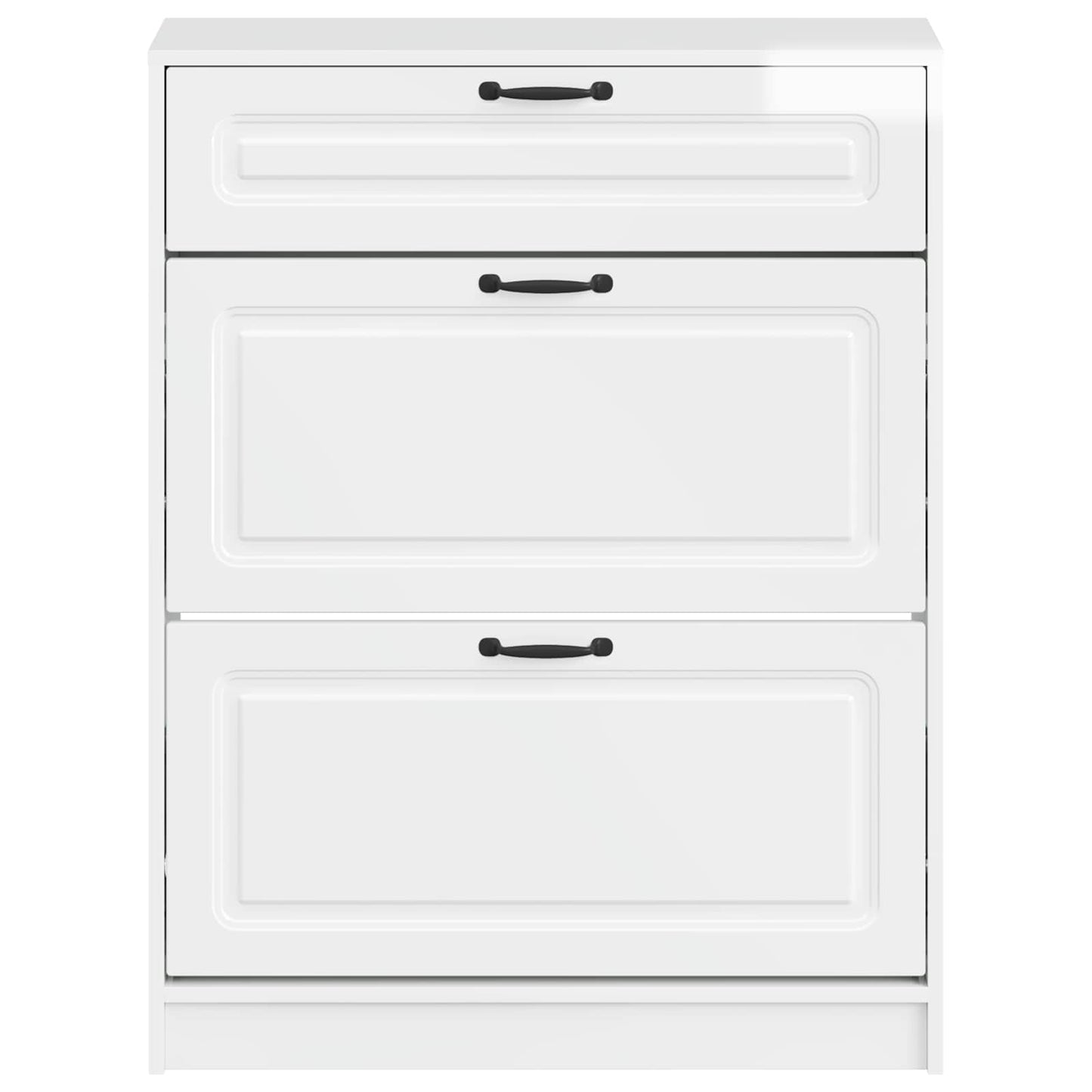 Schoenenkast UTRECHT 78 x 24 x 100 cm Bewerkt hout is nu te koop bij PeponiXL, paradijselijk wonen!