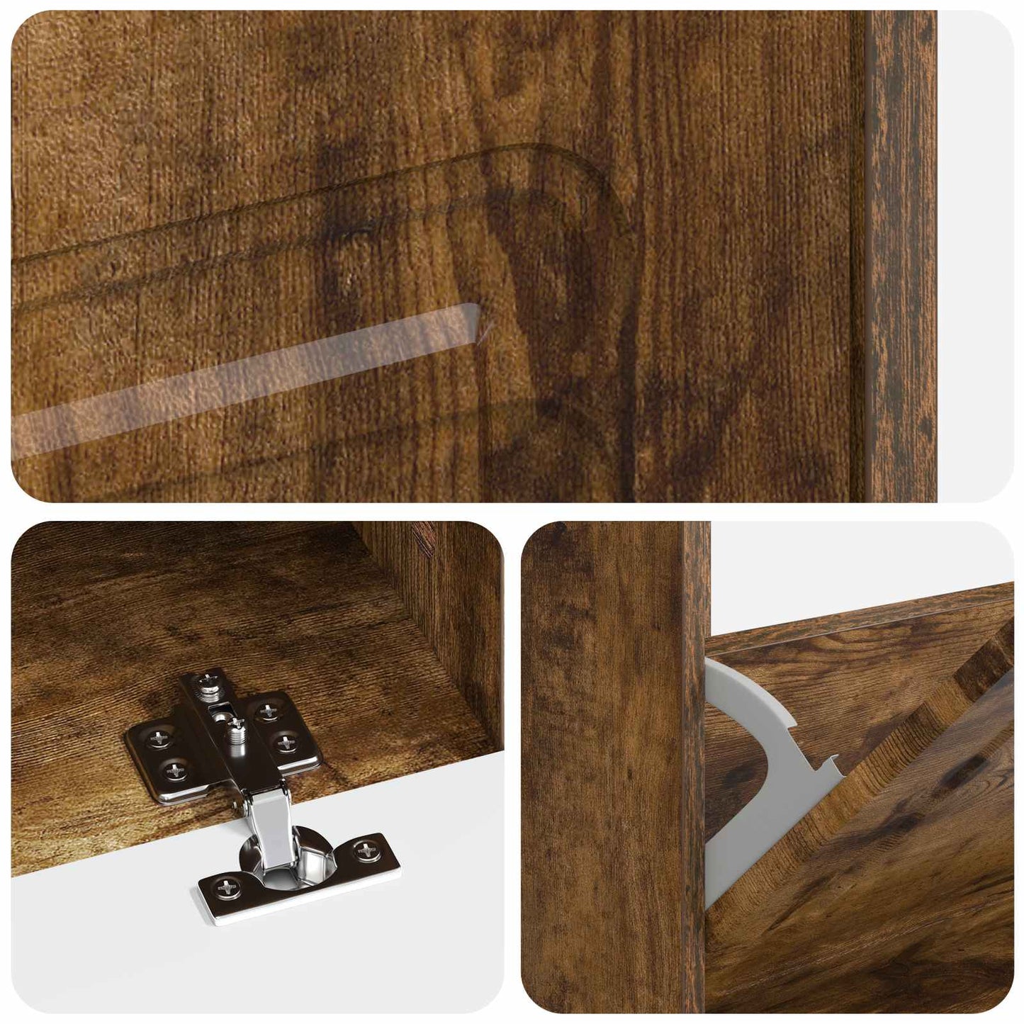 Schoenenkast UTRECHT 78 x 24 x 100 cm Bewerkt hout is nu te koop bij PeponiXL, paradijselijk wonen!