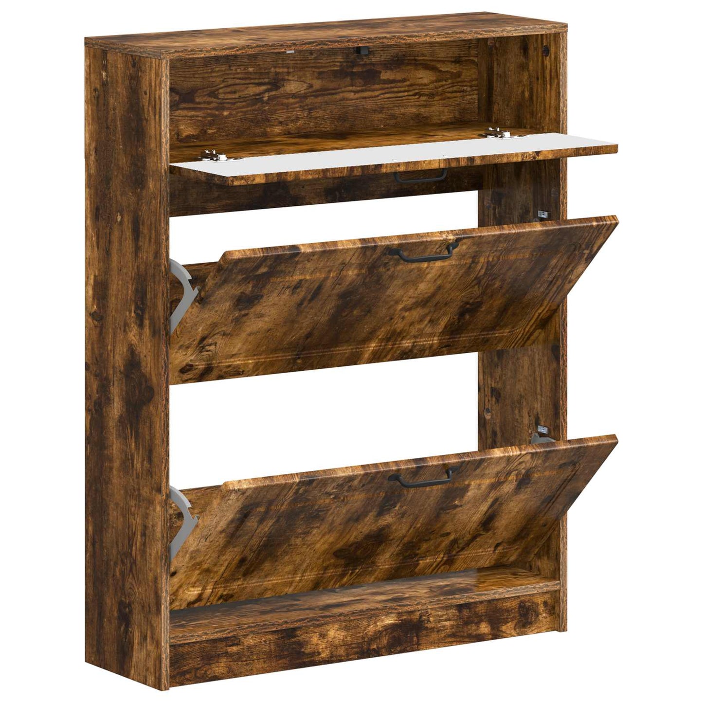 Schoenenkast UTRECHT 78 x 24 x 100 cm Bewerkt hout is nu te koop bij PeponiXL, paradijselijk wonen!
