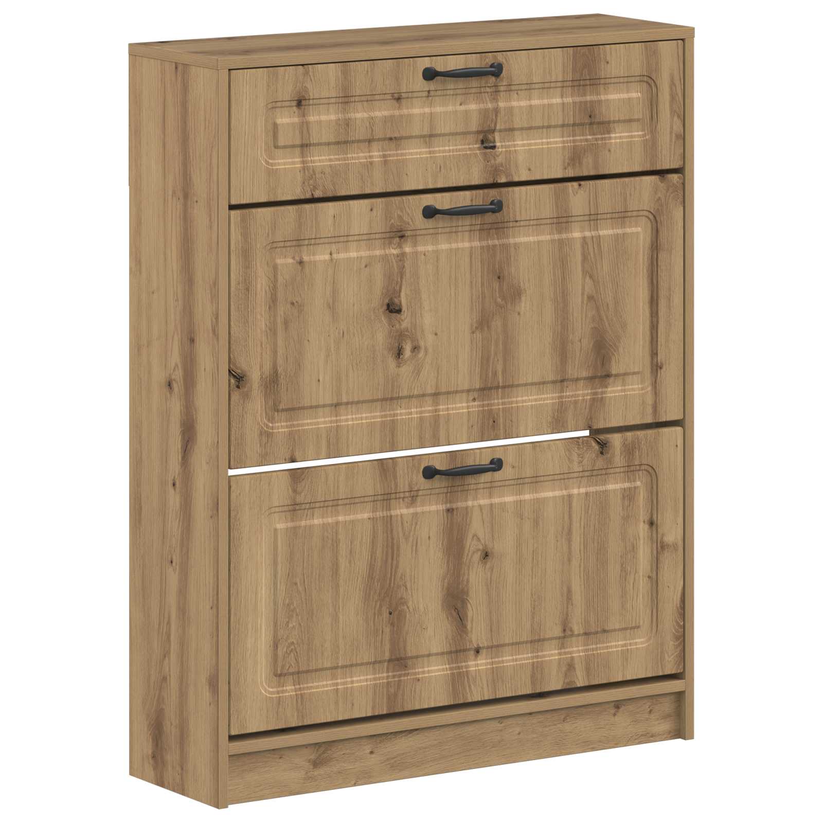 Schoenenkast UTRECHT 78 x 24 x 100 cm Bewerkt hout is nu te koop bij PeponiXL, paradijselijk wonen!