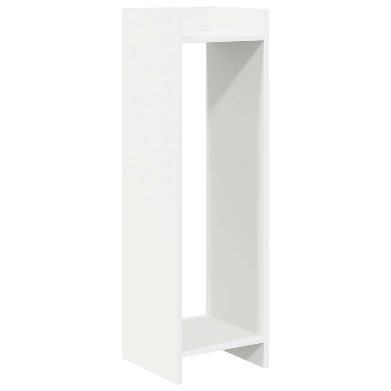 Plantenstandaard Wit 30 x 30 x 100 cm Geconstrueerd hout is nu te koop bij PeponiXL, paradijselijk wonen!