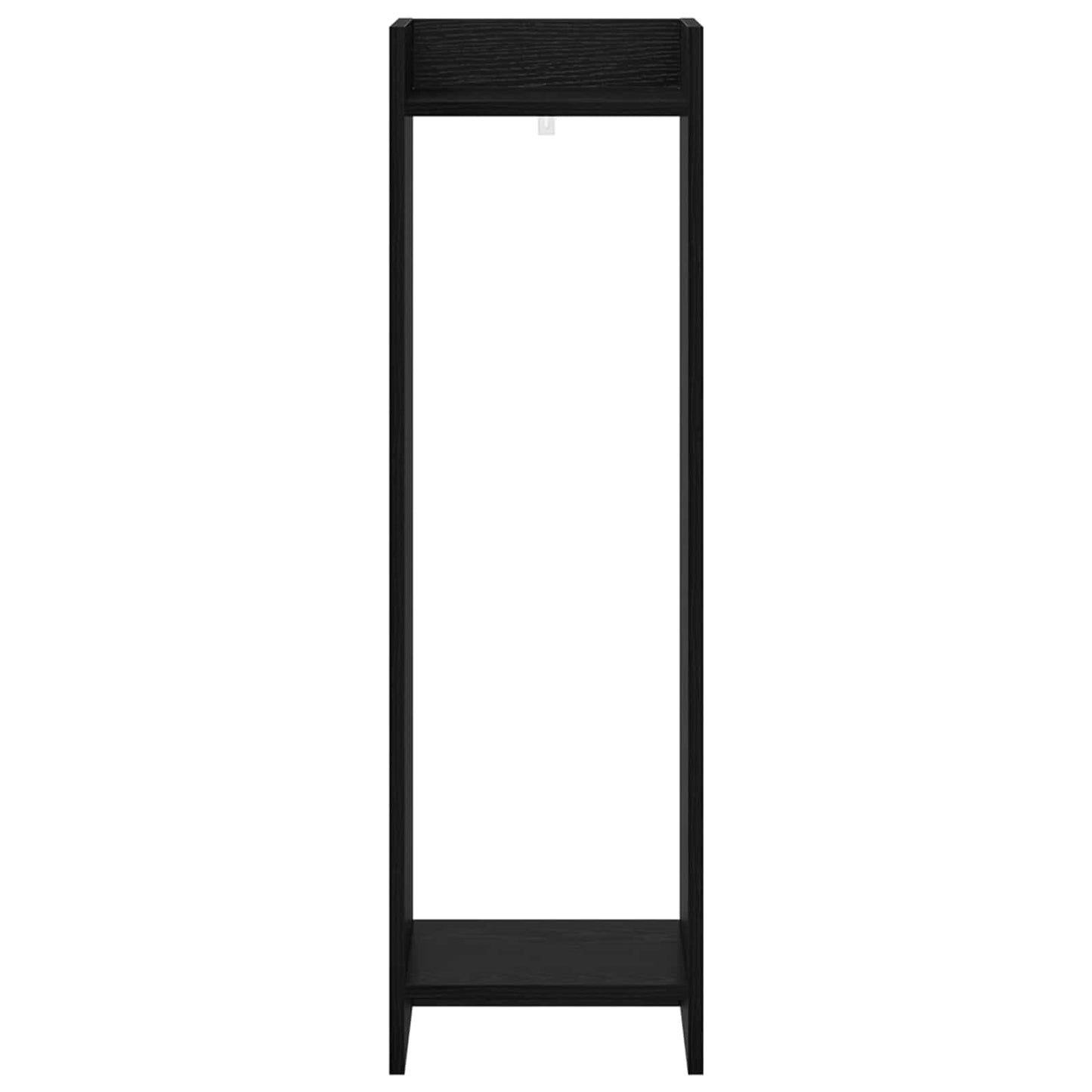 Plantenstandaard met plank 2 pcs Zwarte Eik 30 x 30 x 100 cm is nu te koop bij PeponiXL, paradijselijk wonen!