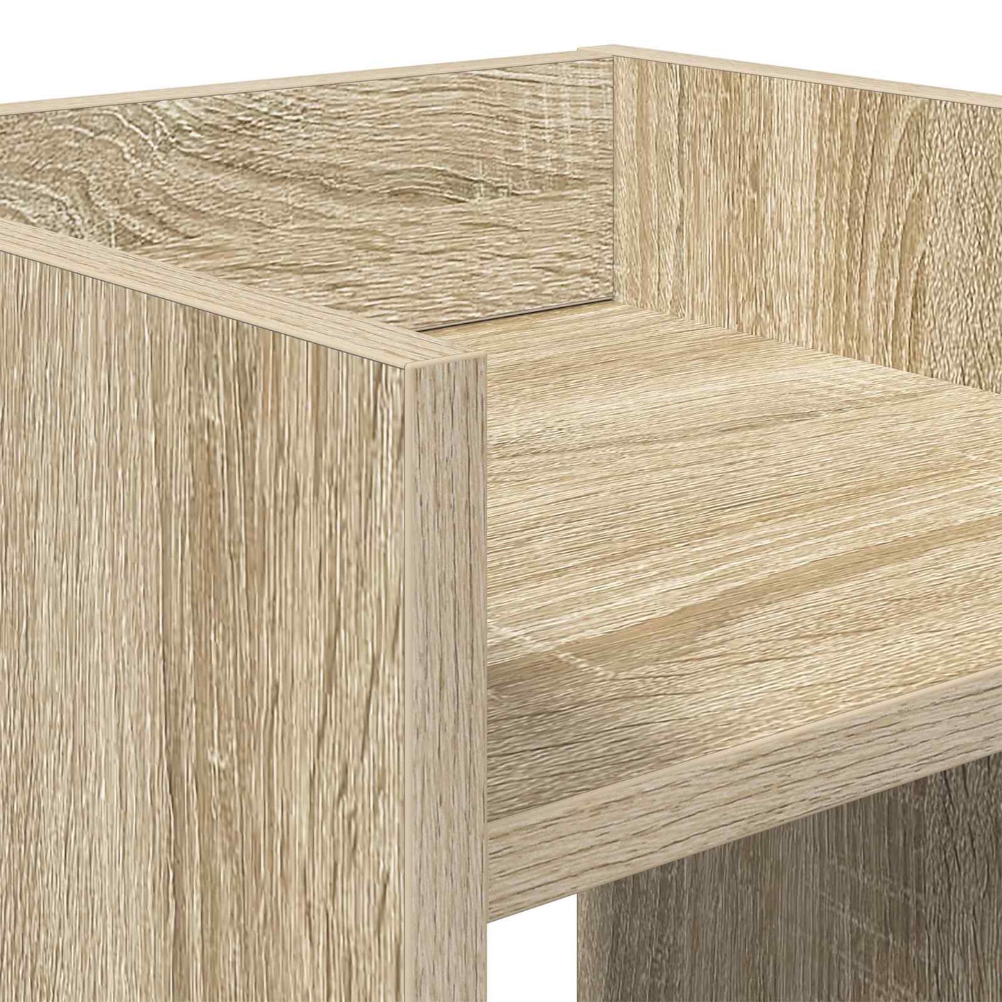 Plantenstandaard met plank 2 pcs Sonoma Eiken 30 x 30 x 100 cm is nu te koop bij PeponiXL, paradijselijk wonen!
