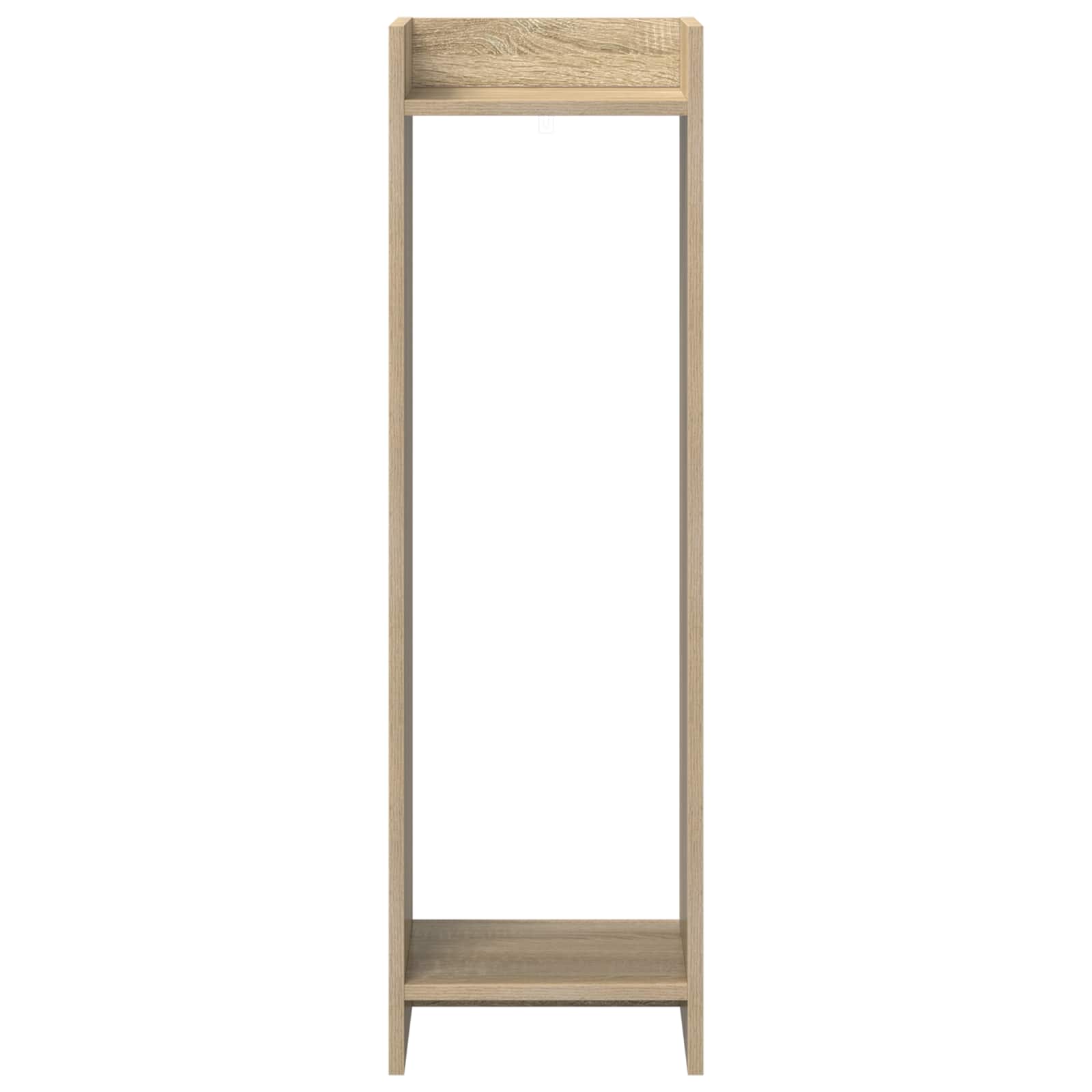Plantenstandaard met plank 2 pcs Sonoma Eiken 30 x 30 x 100 cm is nu te koop bij PeponiXL, paradijselijk wonen!