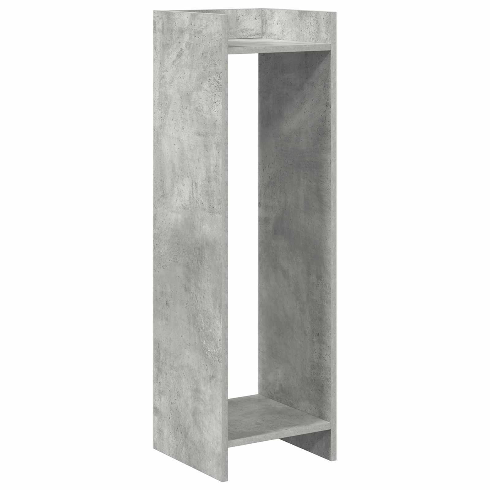 Plantenstandaard met plank 2 pcs Beton Grijs 30 x 30 x 100 cm is nu te koop bij PeponiXL, paradijselijk wonen!