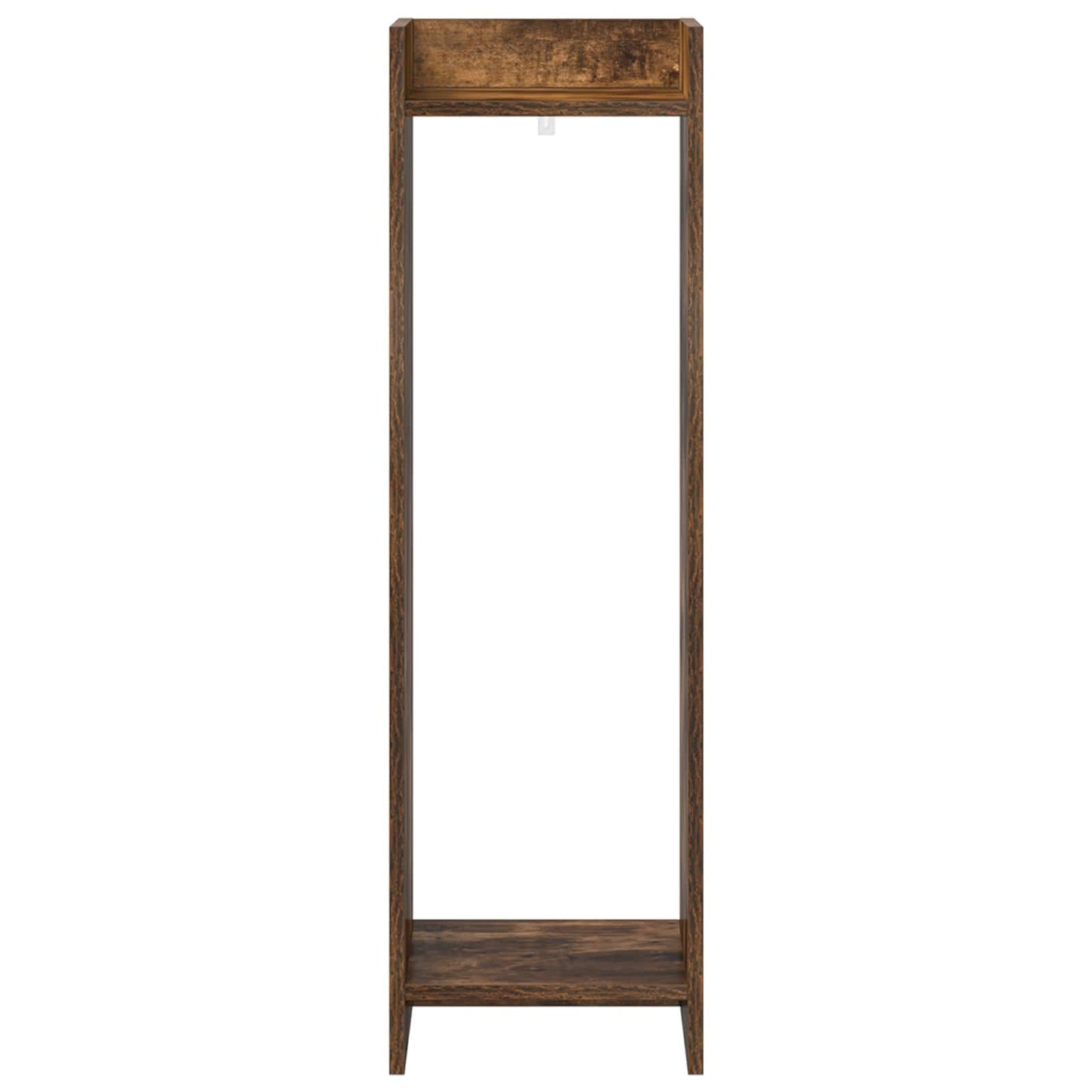 Plantenstandaard met plank 2 pcs Gerookte Eik 30 x 30 x 100 cm is nu te koop bij PeponiXL, paradijselijk wonen!