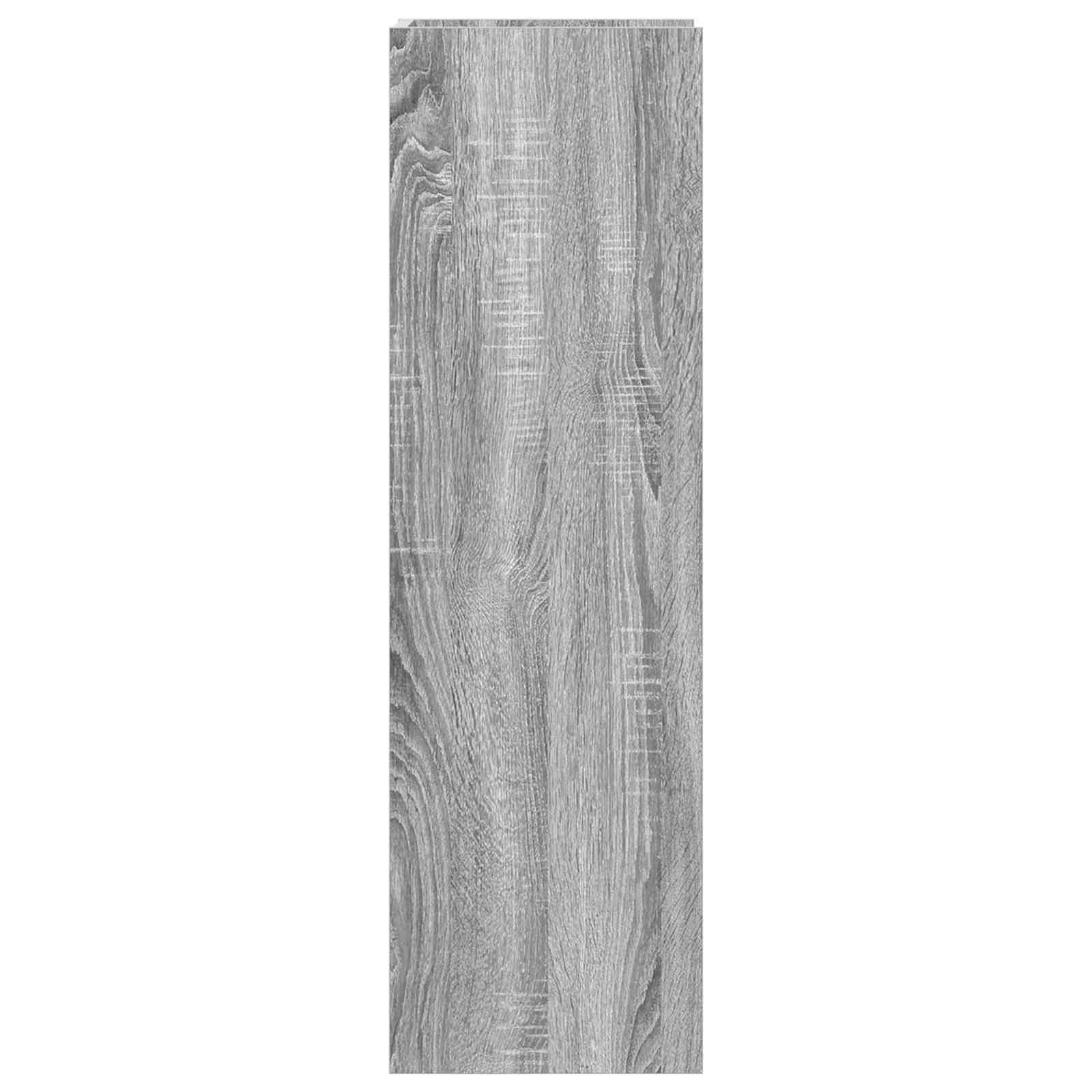Plantenstandaard met plank 2 pcs Grijze Sonoma 30 x 30 x 100 cm is nu te koop bij PeponiXL, paradijselijk wonen!