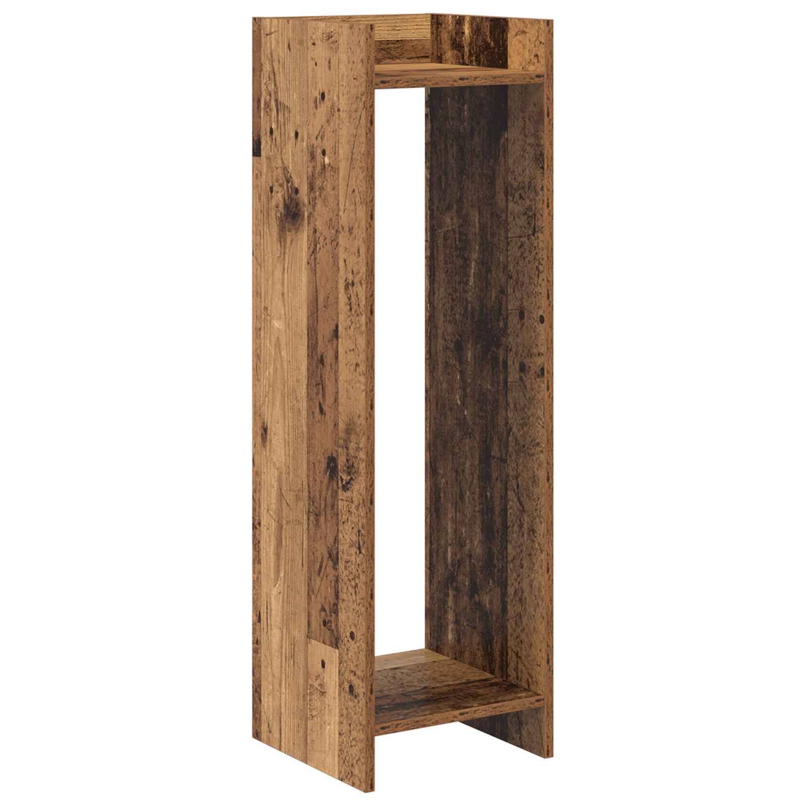 Plantenstandaard Oudhout 30 x 30 x 100 cm Geconstrueerd hout is nu te koop bij PeponiXL, paradijselijk wonen!