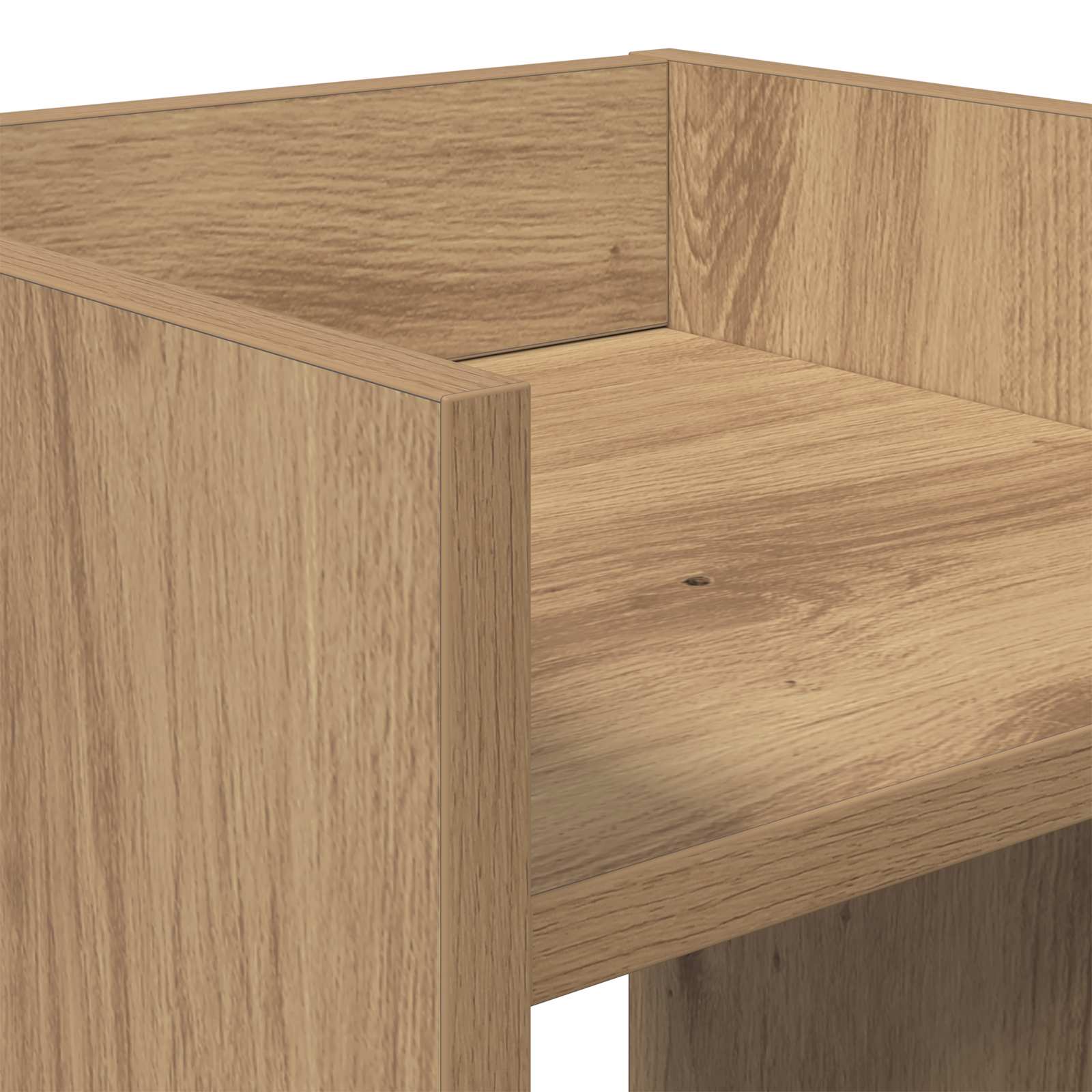 Plantenstandaard met plank 2 pcs Artisan Eik 30 x 30 x 100 cm is nu te koop bij PeponiXL, paradijselijk wonen!
