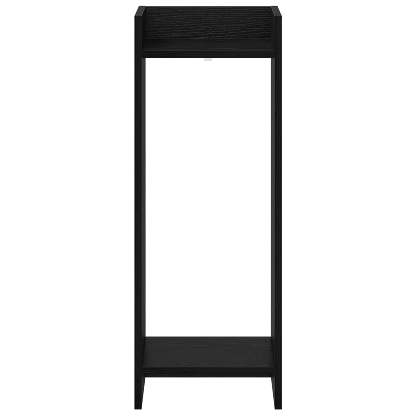 Plantenstandaard met plank 2 pcs Zwarte Eik 30 x 30 x 80 cm is nu te koop bij PeponiXL, paradijselijk wonen!