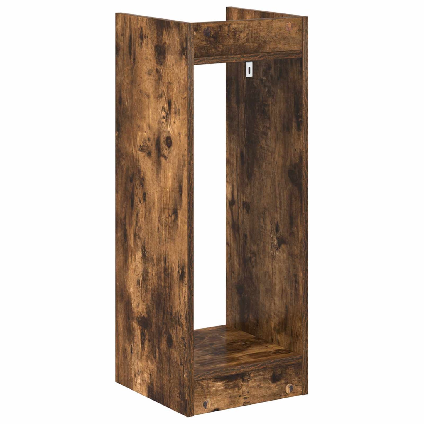 Plantenstandaard met plank Gerookte Eik 30 x 30 x 80 cm is nu te koop bij PeponiXL, paradijselijk wonen!