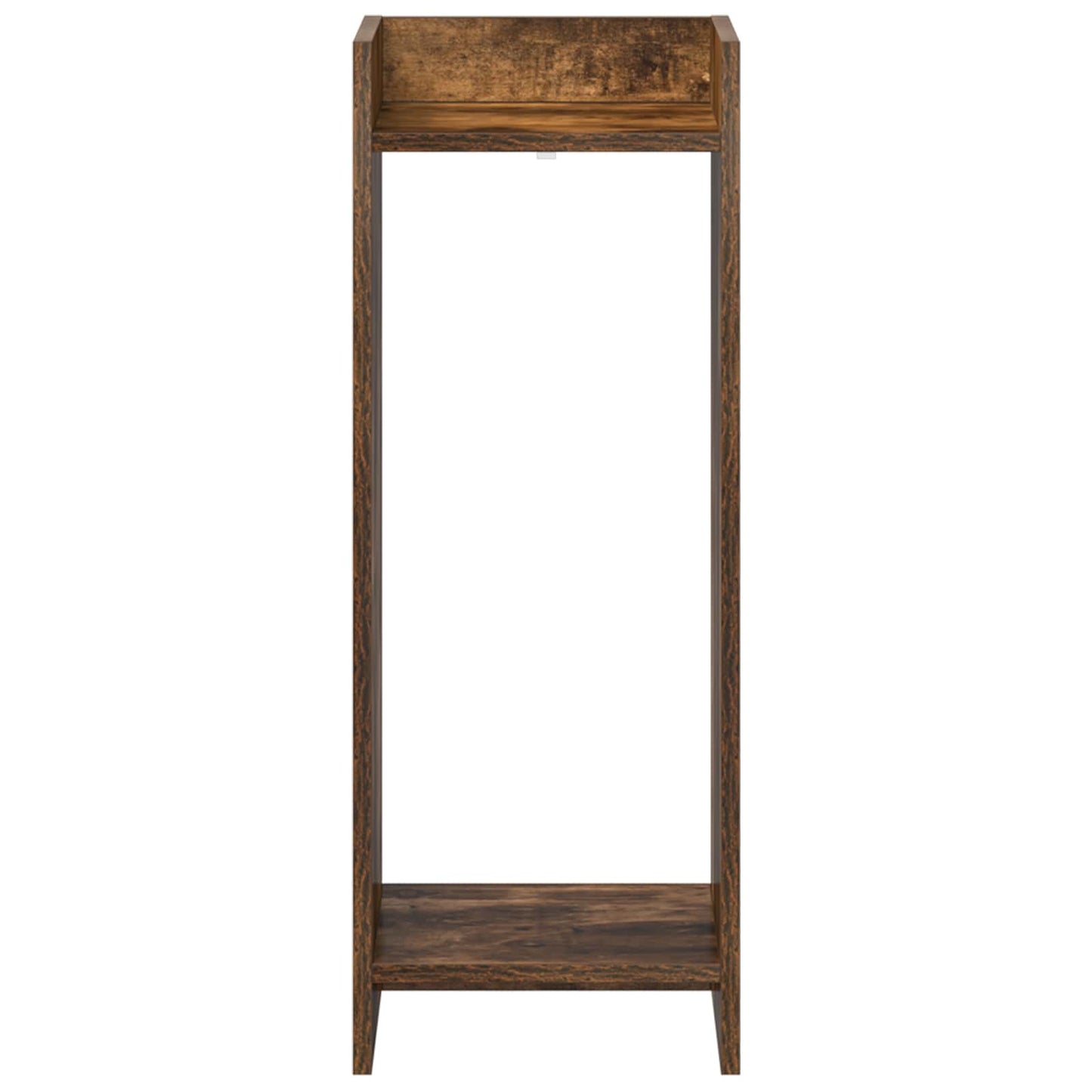 Plantenstandaard met plank 2 pcs Gerookte Eik 30 x 30 x 80 cm is nu te koop bij PeponiXL, paradijselijk wonen!