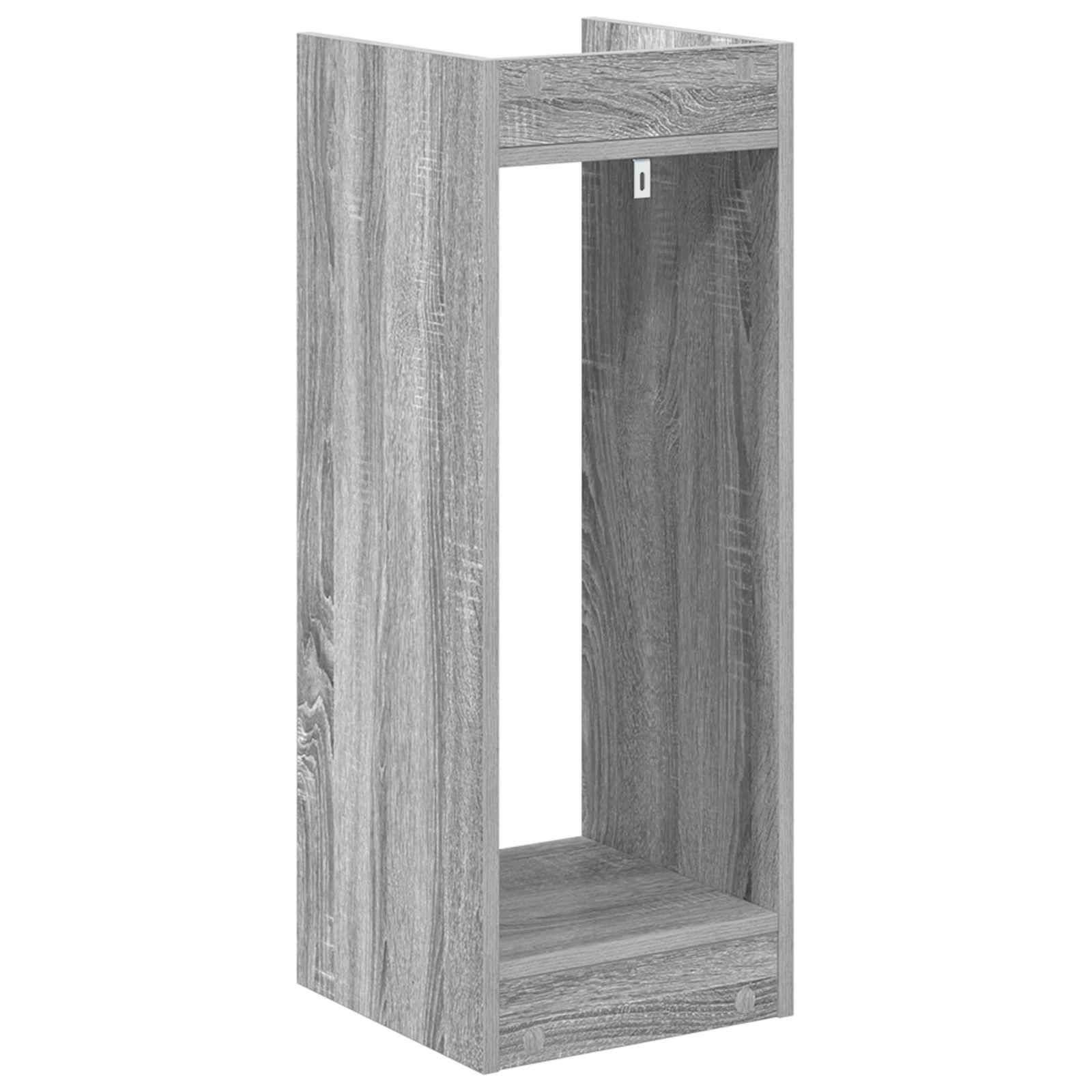 Plantenstandaard met plank Grijze Sonoma 30 x 30 x 80 cm is nu te koop bij PeponiXL, paradijselijk wonen!
