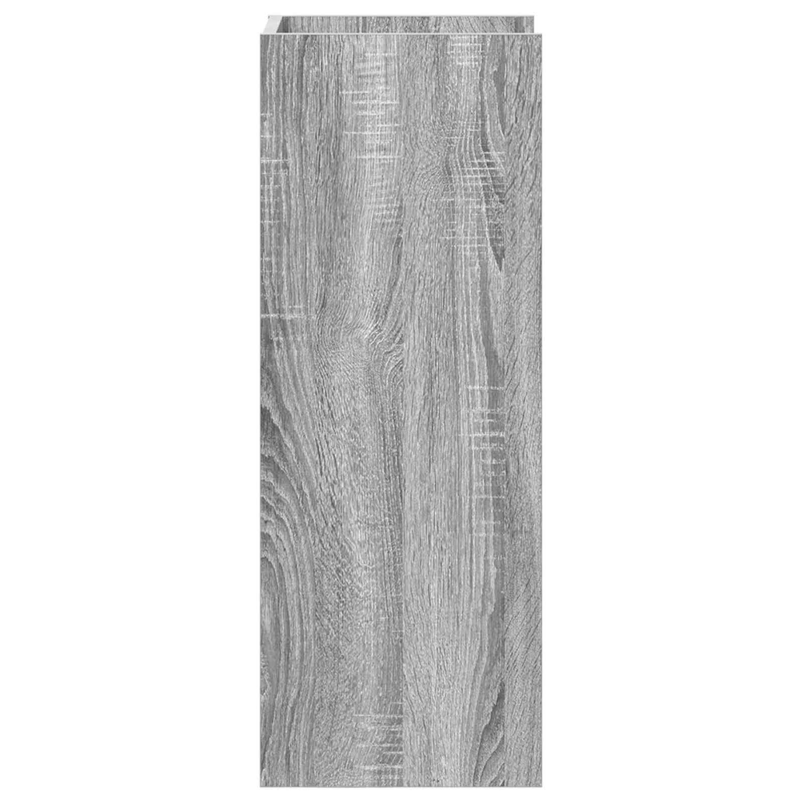 Plantenstandaard met plank 2 pcs Grijze Sonoma 30 x 30 x 80 cm is nu te koop bij PeponiXL, paradijselijk wonen!
