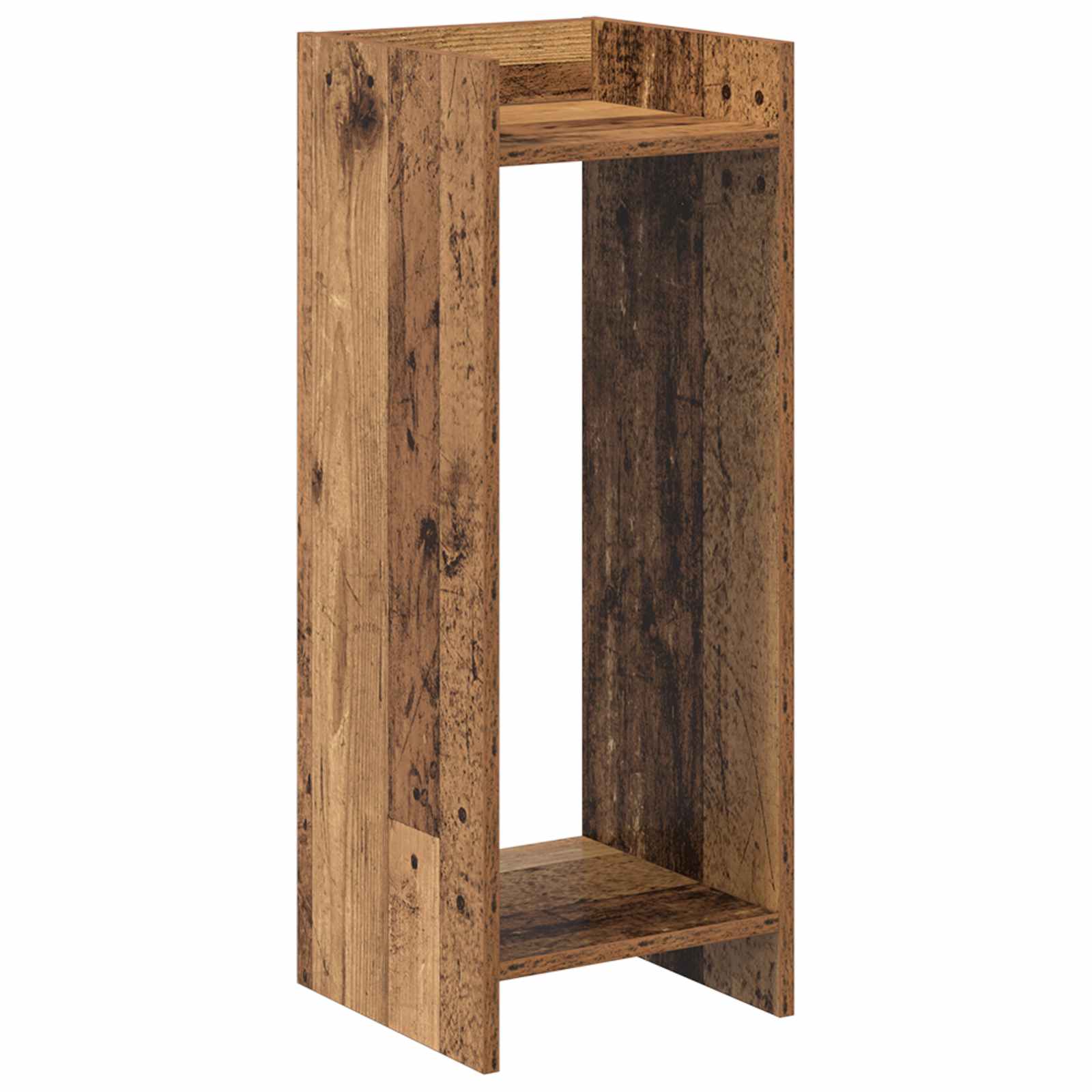 Plantenstandaard met plank 2 pcs Oudhout 30 x 30 x 80 cm is nu te koop bij PeponiXL, paradijselijk wonen!