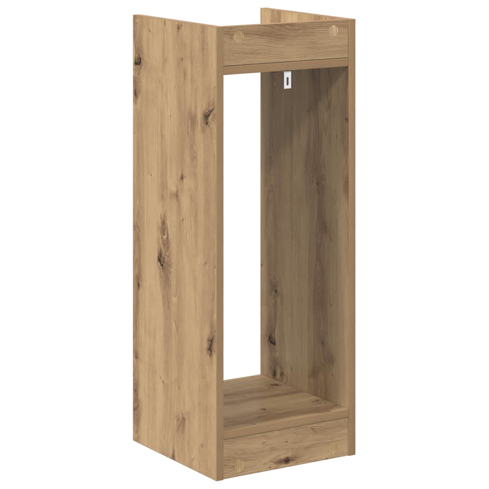 Plantenstandaard Artisan Eik 30 x 30 x 80 cm Geconstrueerd hout is nu te koop bij PeponiXL, paradijselijk wonen!