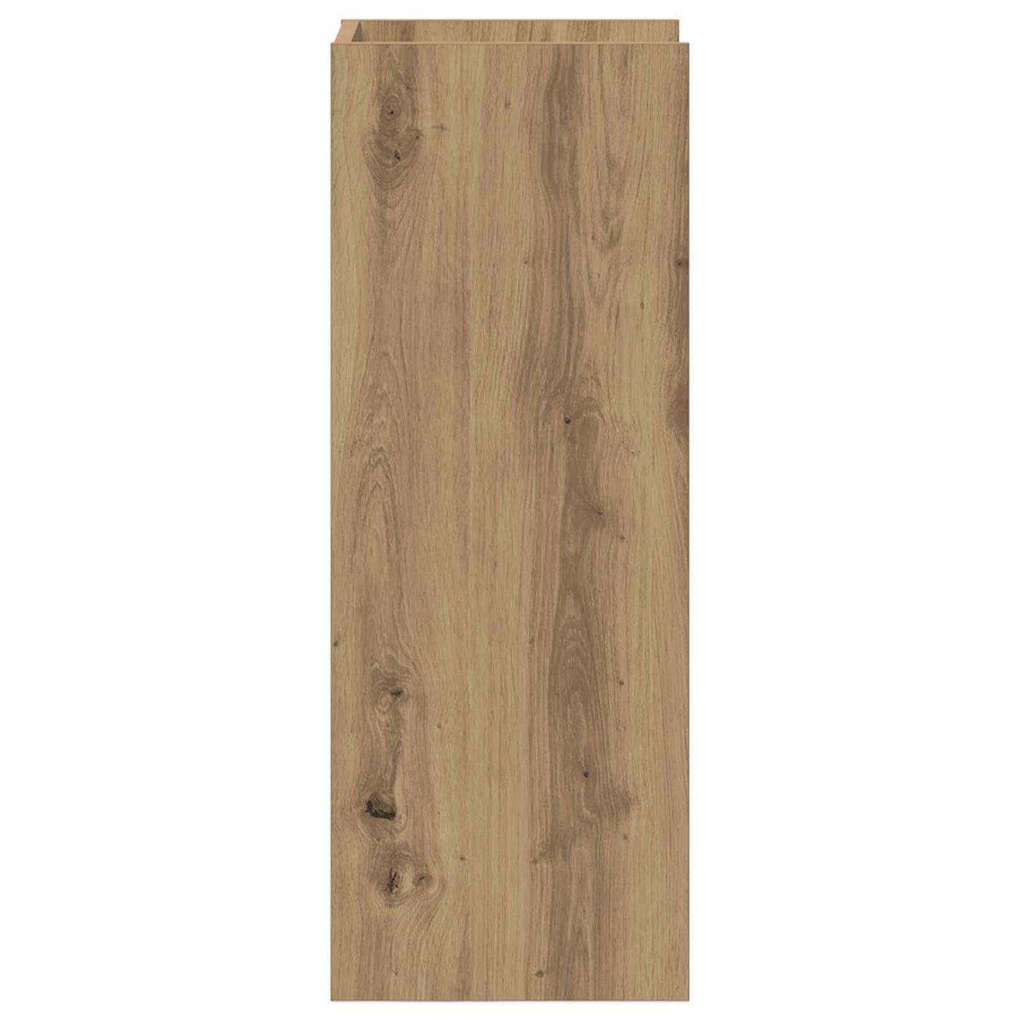 Plantenstandaard Artisan Eik 30 x 30 x 80 cm Geconstrueerd hout is nu te koop bij PeponiXL, paradijselijk wonen!