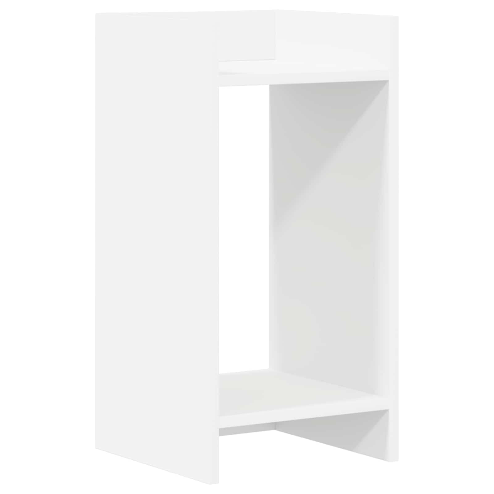 Plantenstandaard Wit 30 x 30 x 60 cm Geconstrueerd hout is nu te koop bij PeponiXL, paradijselijk wonen!